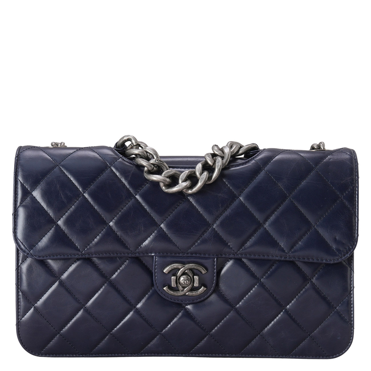 CHANEL(USED)샤넬 A66435 시즌 퍼펙트 엣지 라지 플랩백