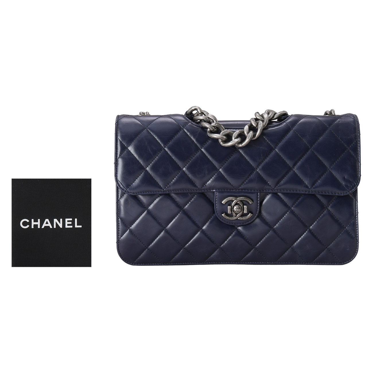 CHANEL(USED)샤넬 A66435 시즌 퍼펙트 엣지 라지 플랩백
