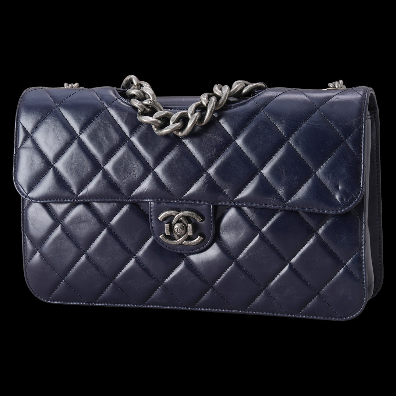CHANEL(USED)샤넬 A66435 시즌 퍼펙트 엣지 라지 플랩백