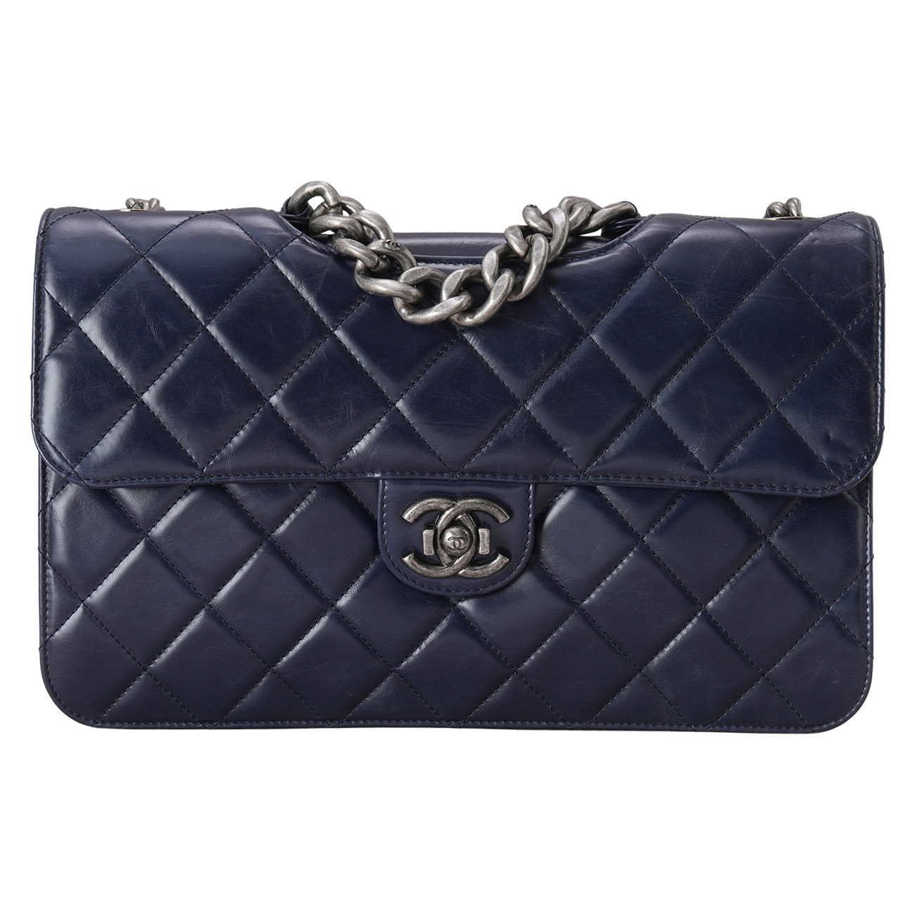 CHANEL(USED)샤넬 A66435 시즌 퍼펙트 엣지 라지 플랩백