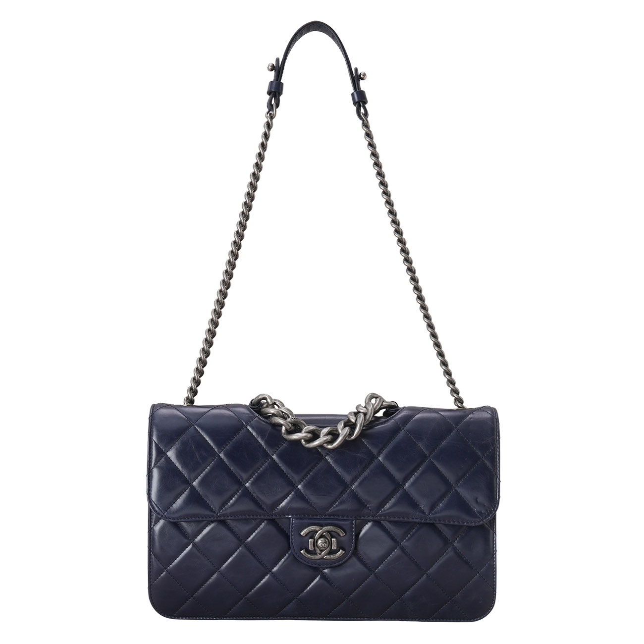 CHANEL(USED)샤넬 A66435 시즌 퍼펙트 엣지 라지 플랩백