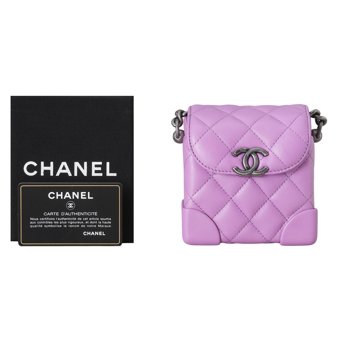 CHANEL(USED)샤넬 스퀘어 박스 체인백