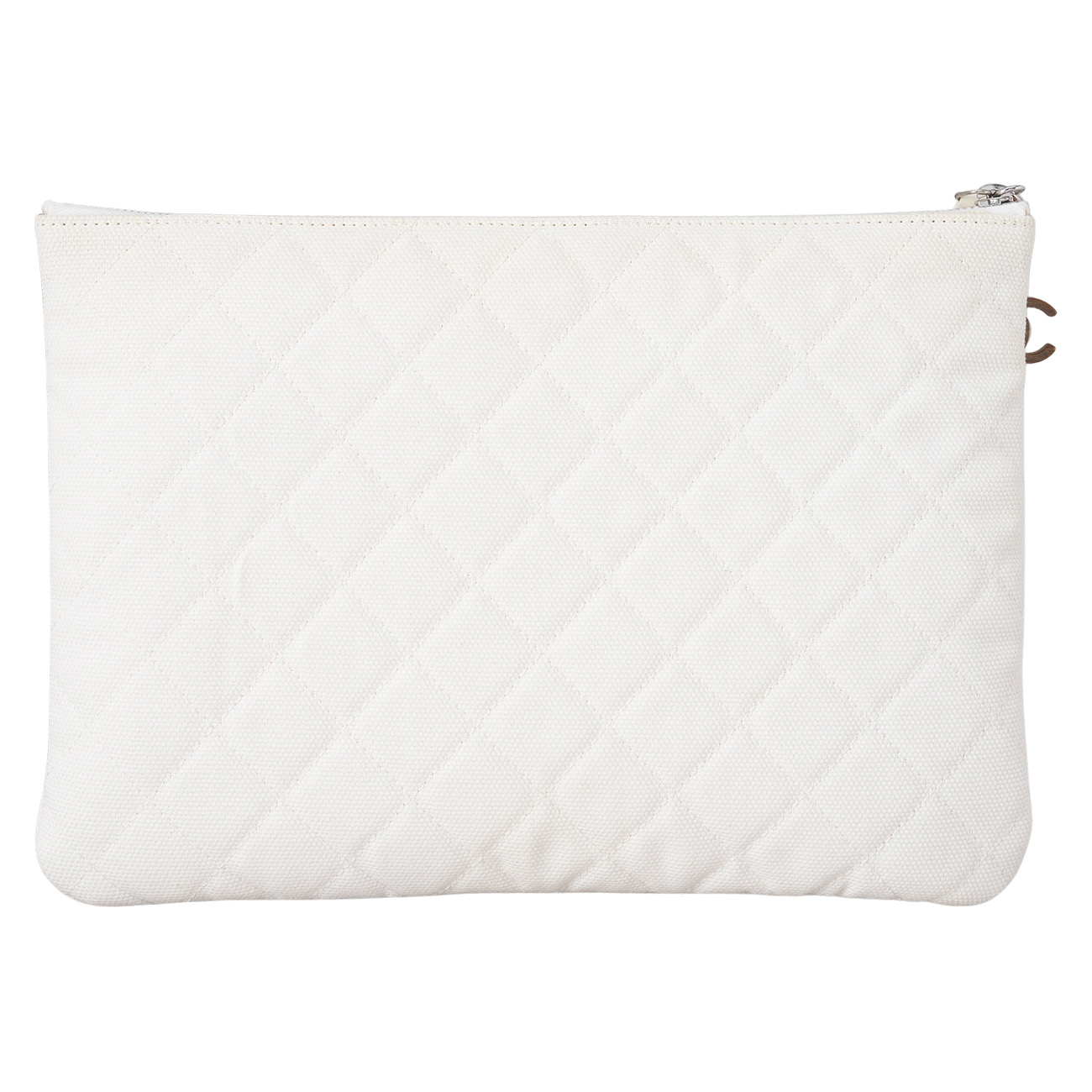 CHANEL(USED)샤넬 코코프린팅 패브랙 클러치