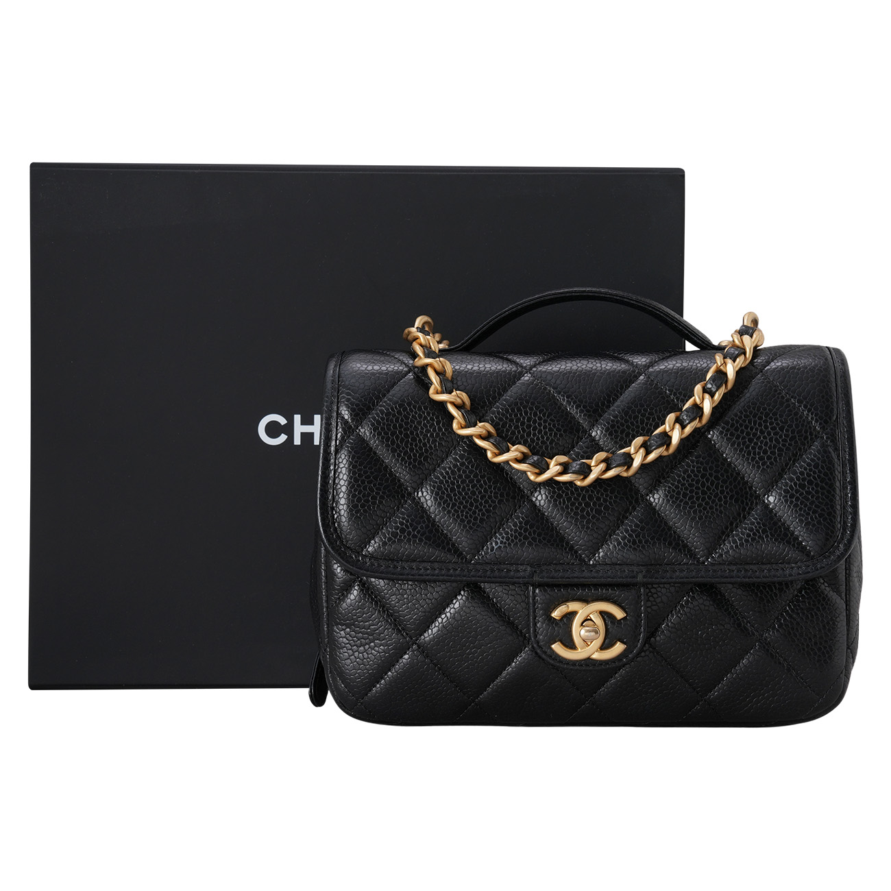 CHANEL(USED)샤넬 캐비어 플랩 백팩