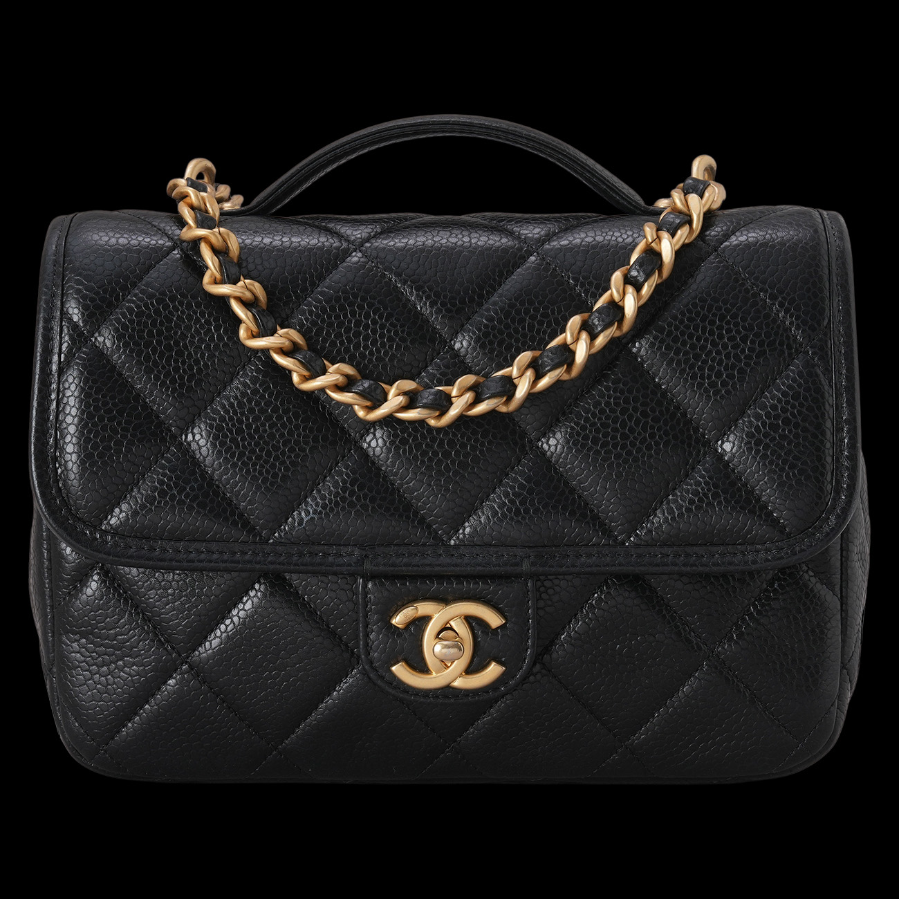 CHANEL(USED)샤넬 캐비어 플랩 백팩