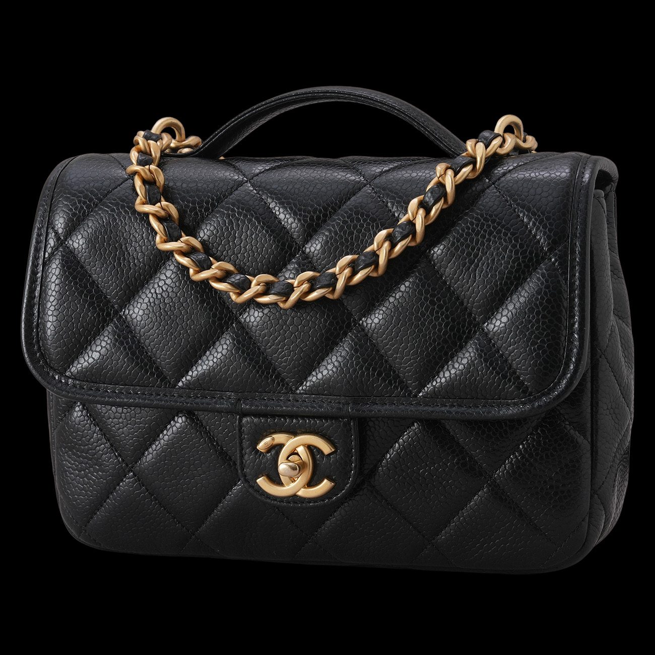 CHANEL(USED)샤넬 캐비어 플랩 백팩