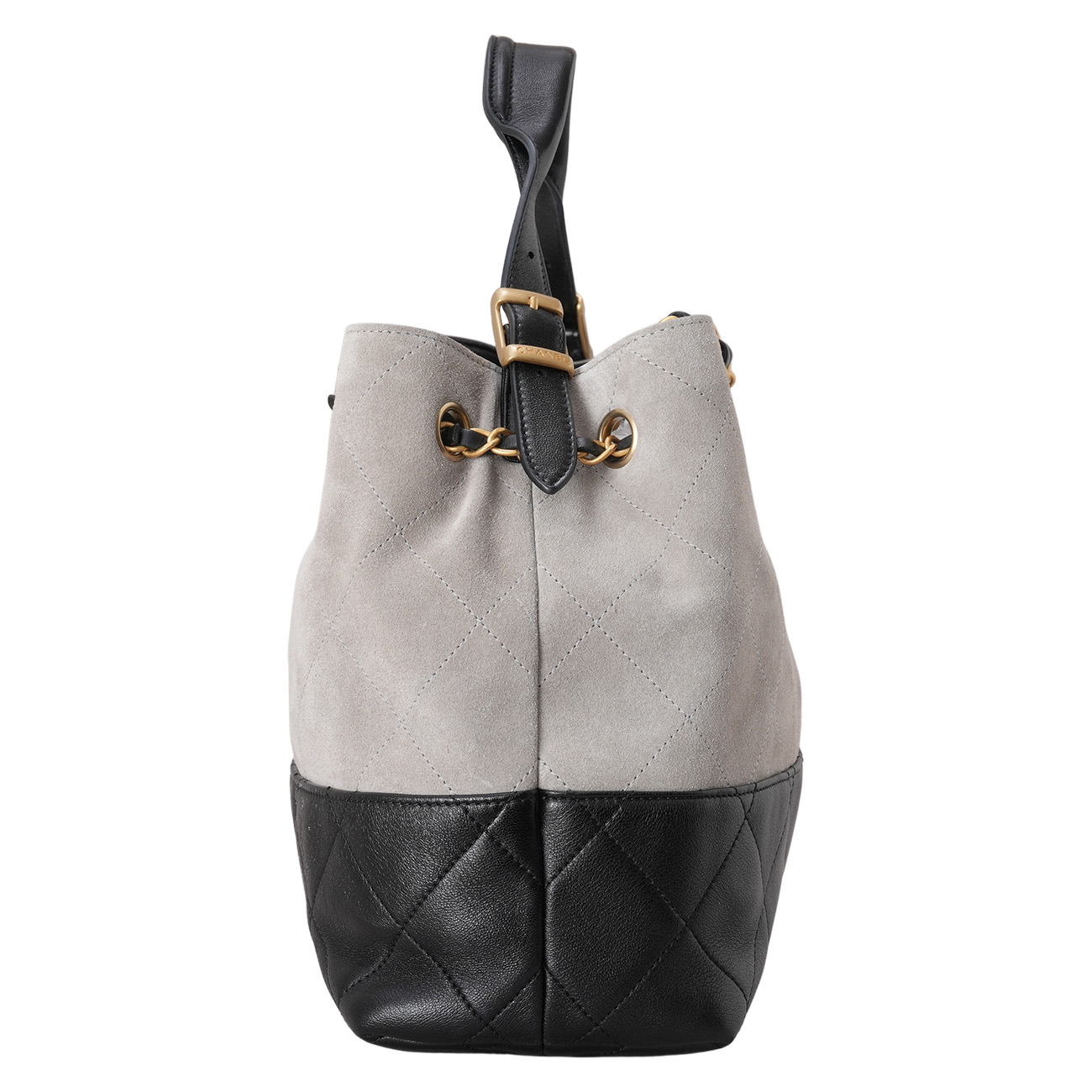 CHANEL(USED)샤넬 25A 공방 스웨이드 투톤 숄더백