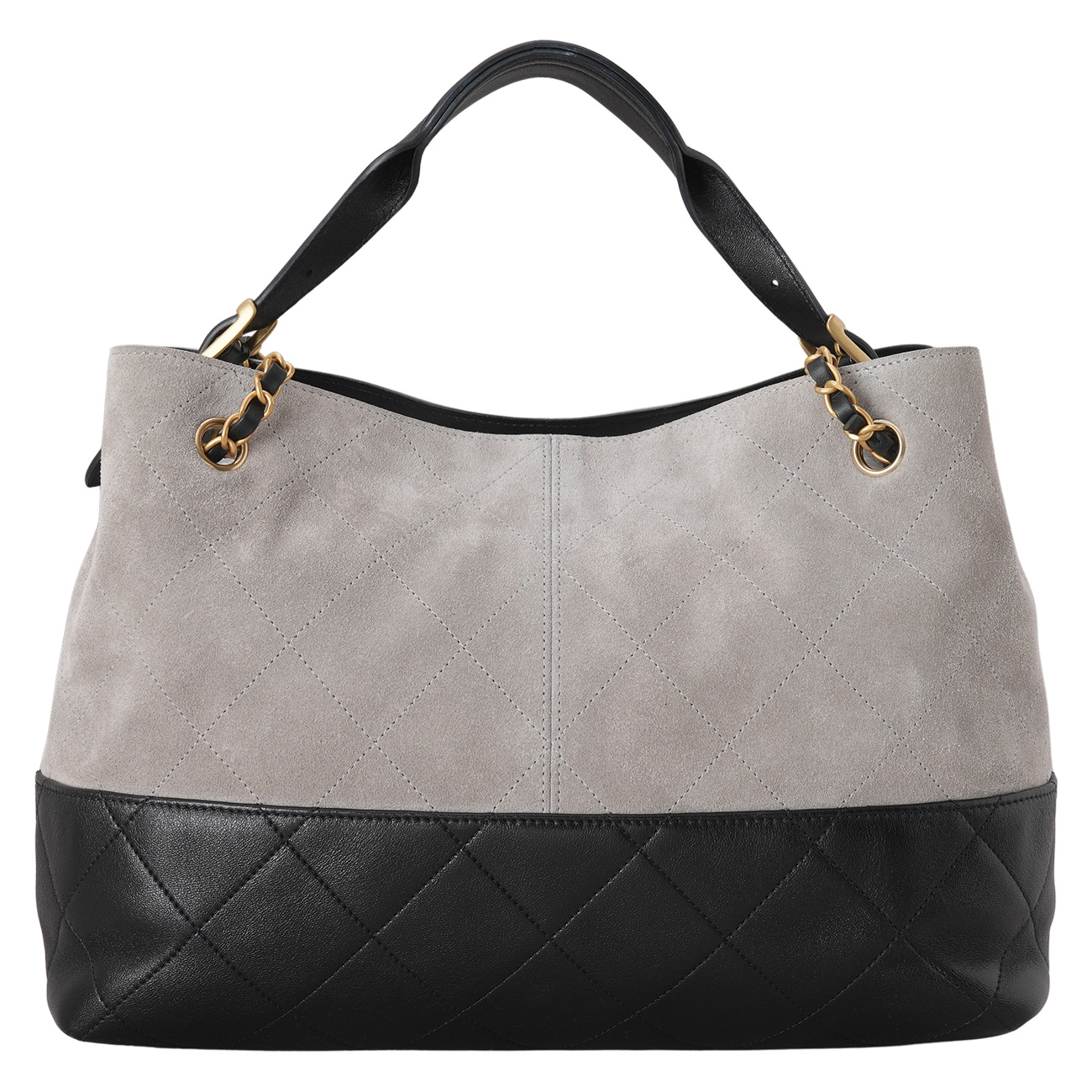 CHANEL(USED)샤넬 25A 공방 스웨이드 투톤 숄더백