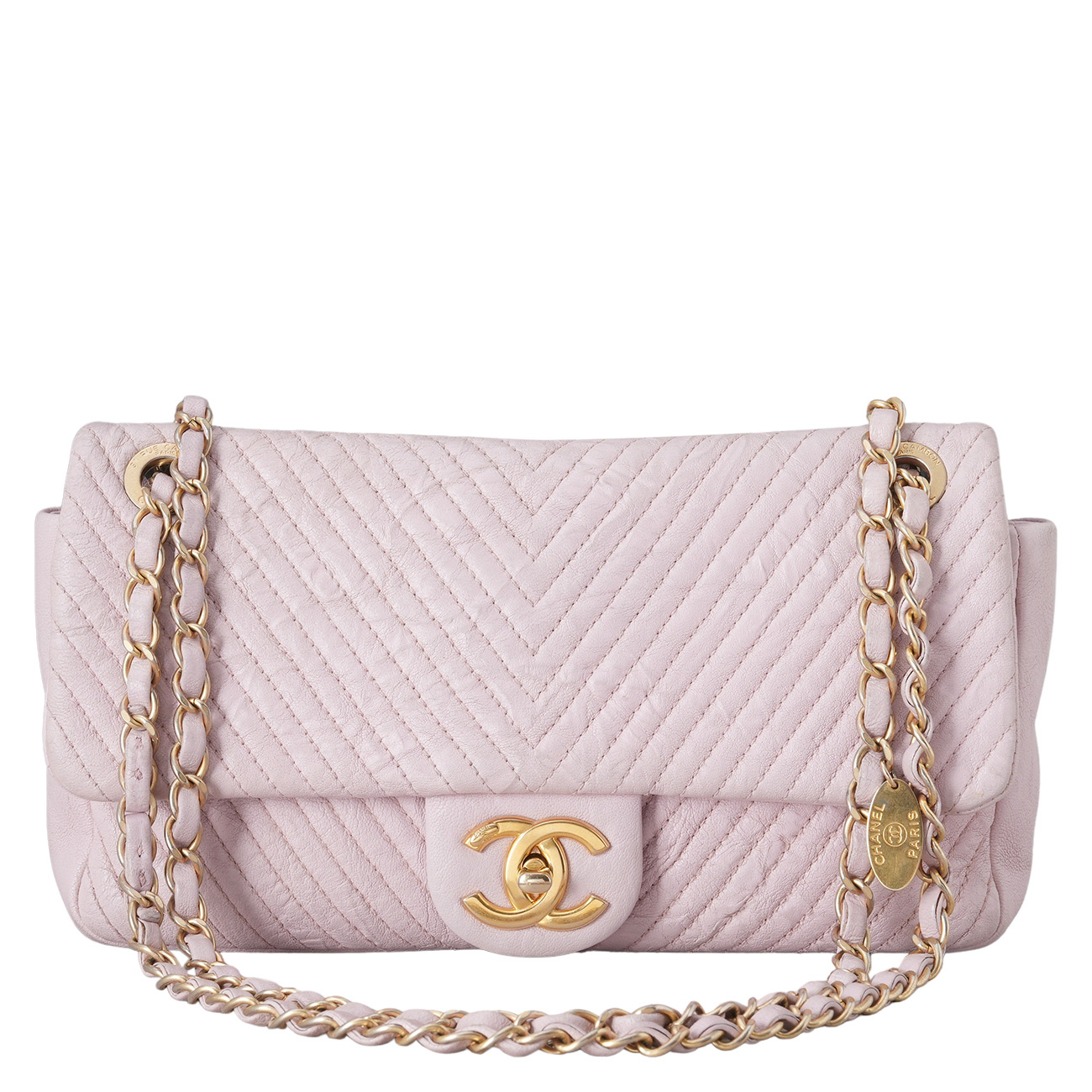 CHANEL(USED)샤넬 시즌 쉐브론 체인 숄더백