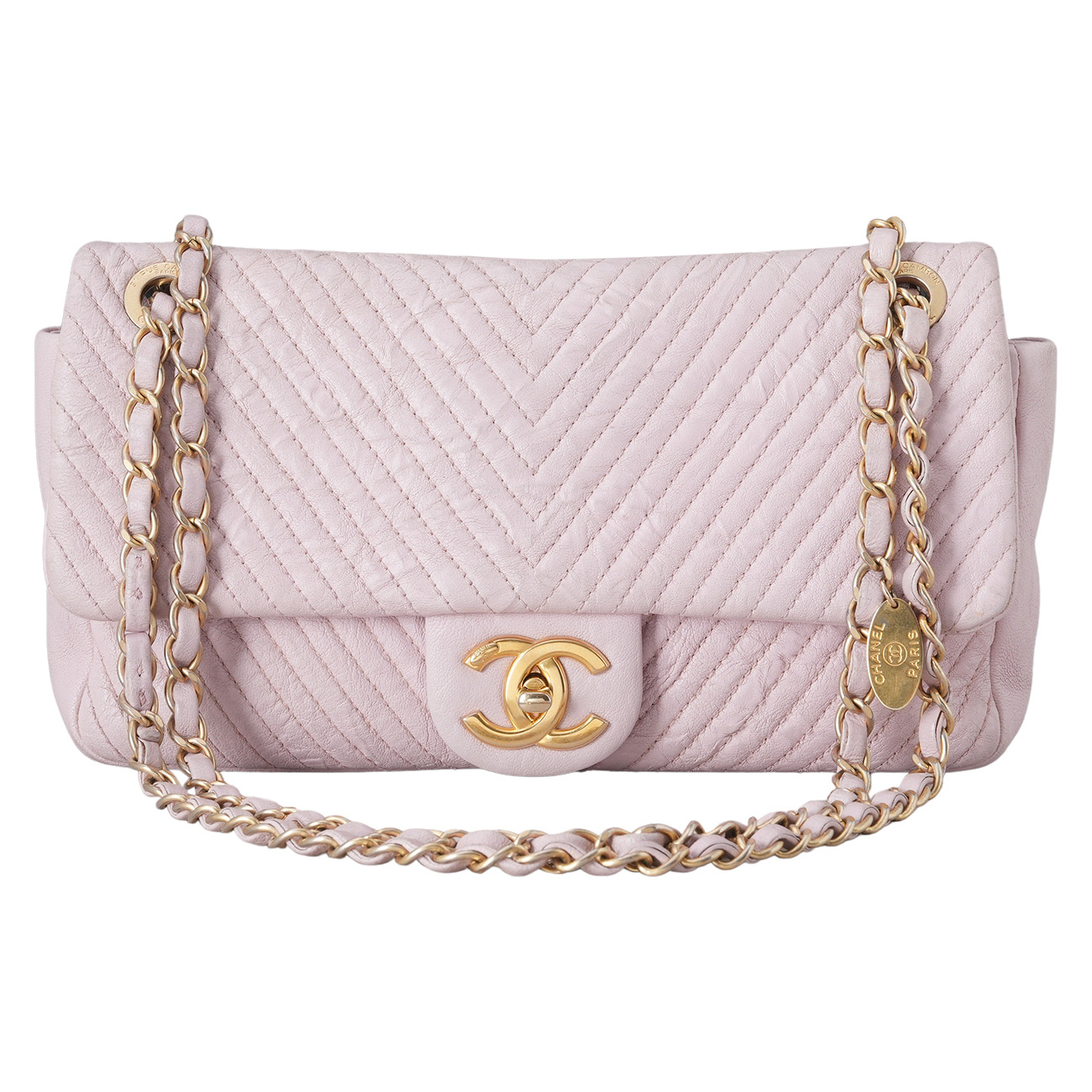 CHANEL(USED)샤넬 시즌 쉐브론 체인 숄더백