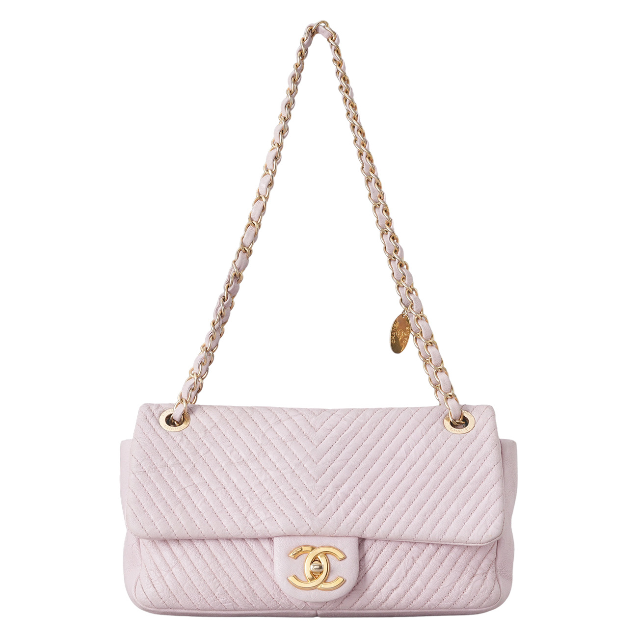 CHANEL(USED)샤넬 시즌 쉐브론 체인 숄더백