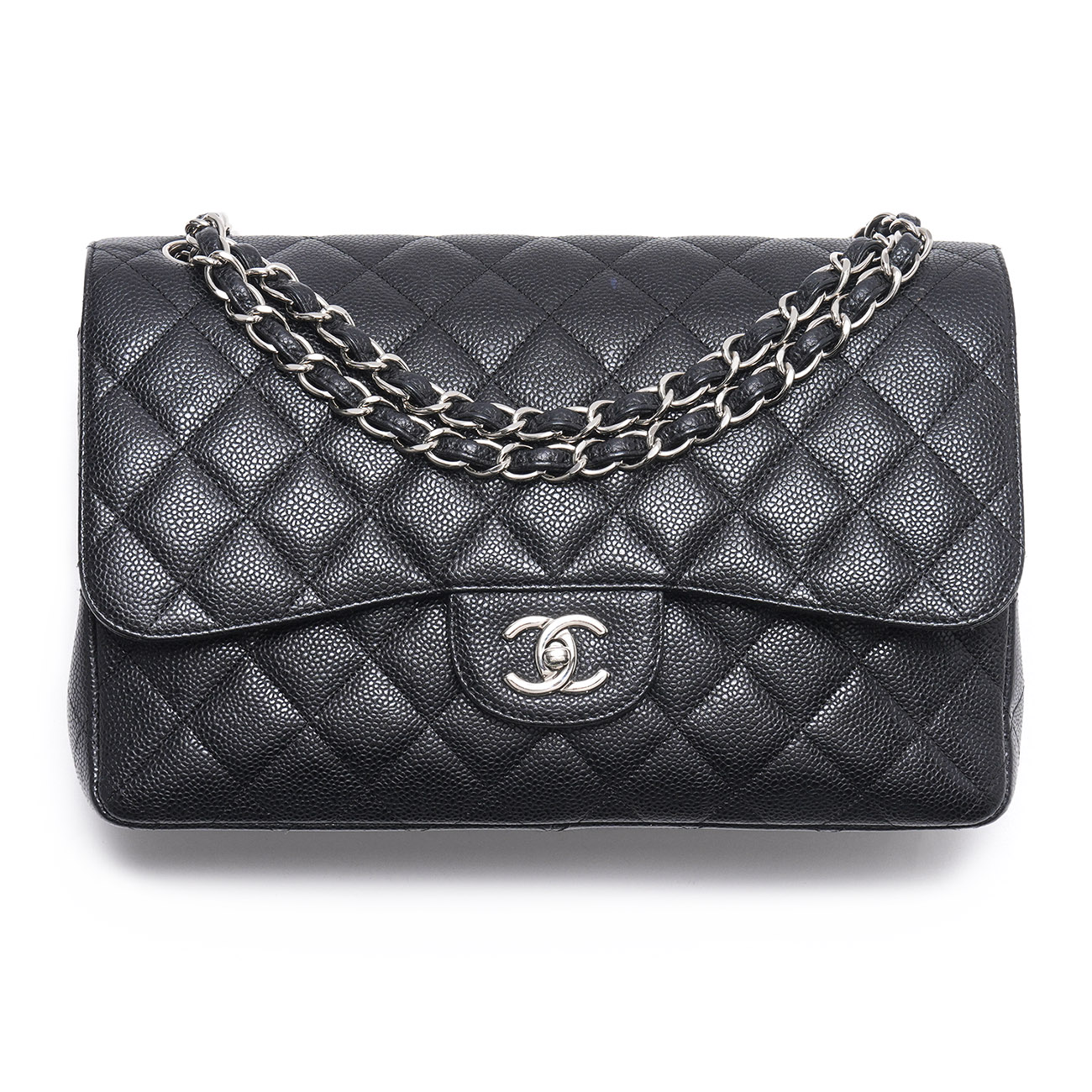 CHANEL(USED)샤넬 캐비어 클래식 라지 플랩백