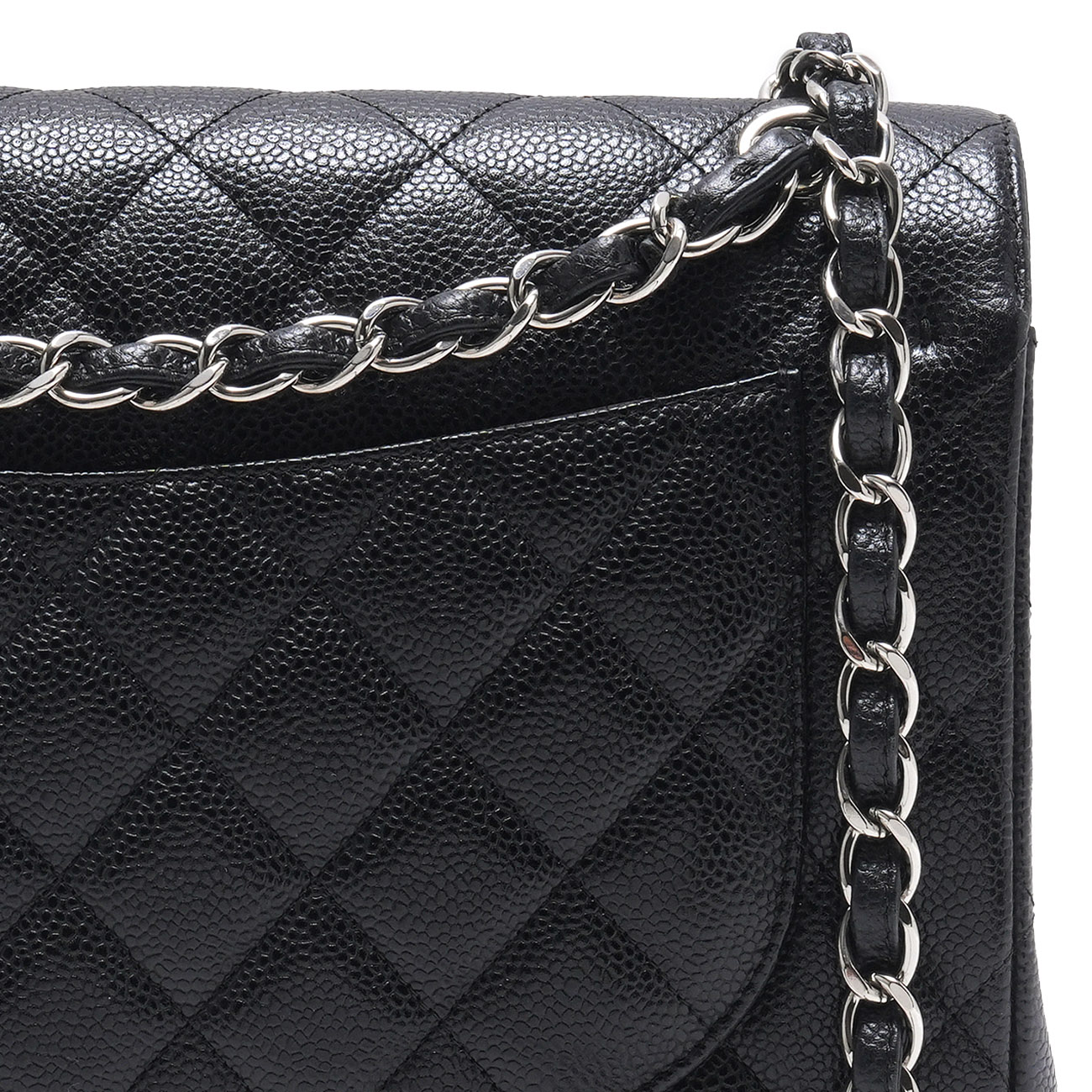 CHANEL(USED)샤넬 캐비어 클래식 라지 플랩백