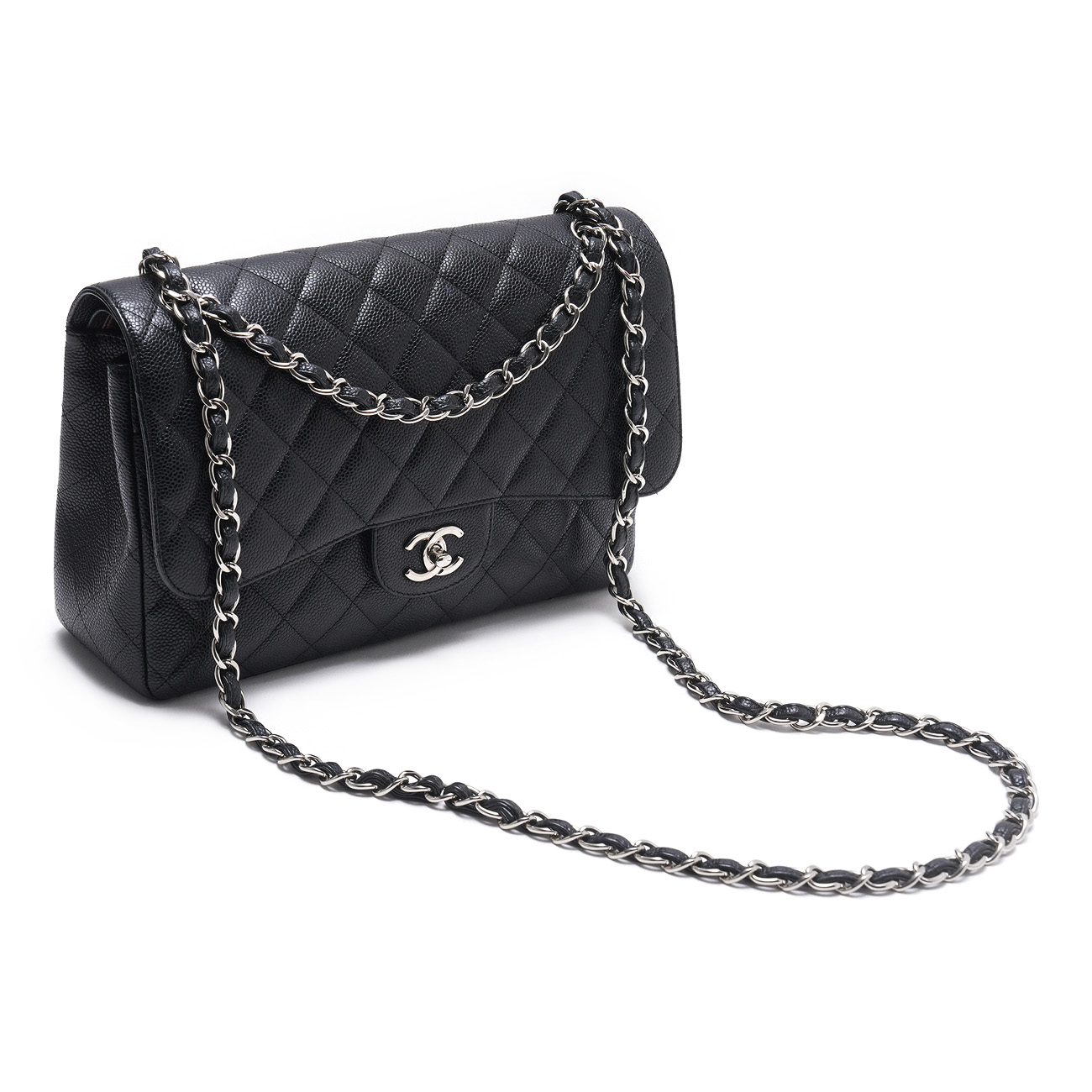CHANEL(USED)샤넬 캐비어 클래식 라지 플랩백
