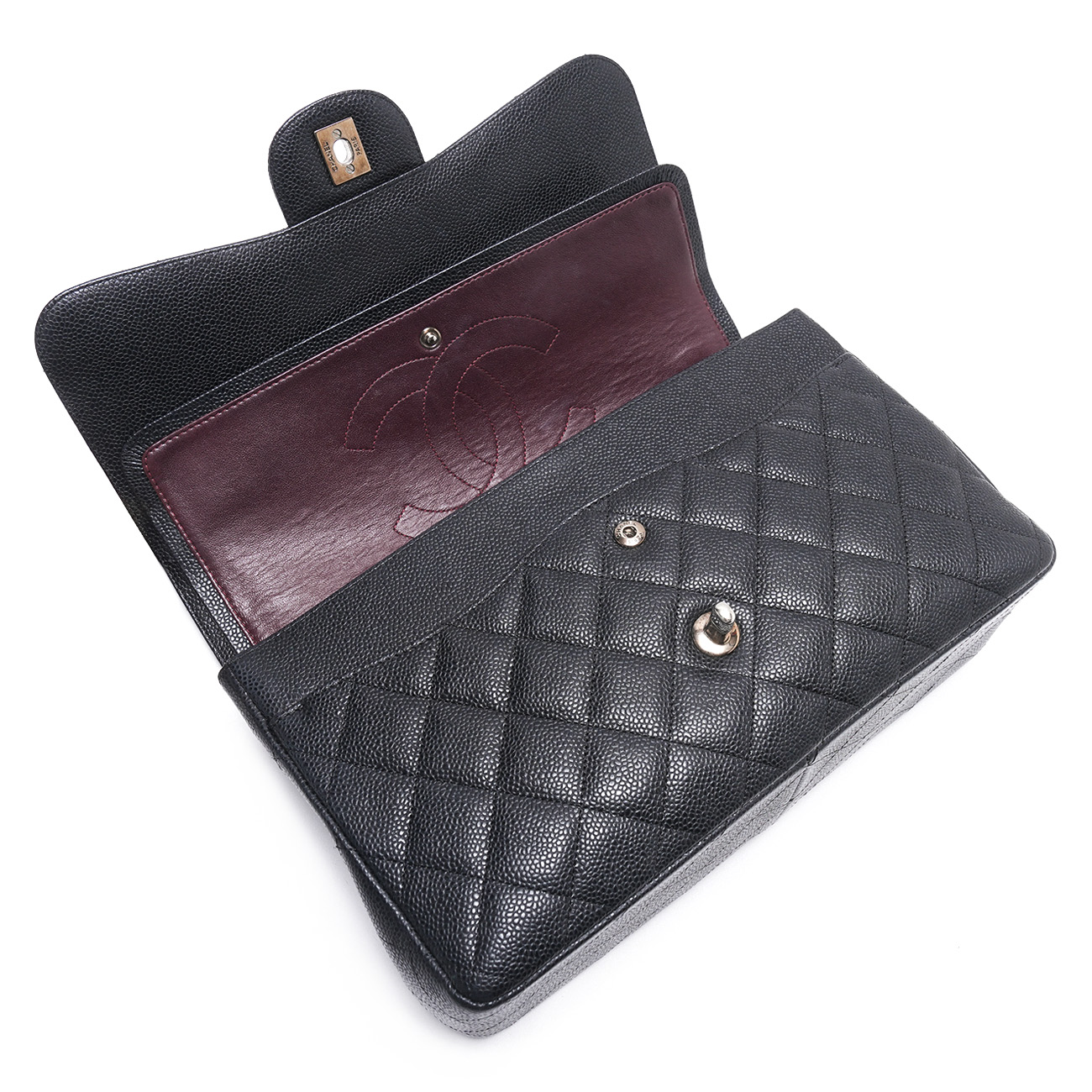 CHANEL(USED)샤넬 캐비어 클래식 라지 플랩백