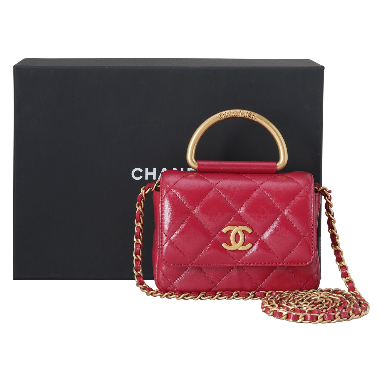 CHANEL(NEW)샤넬 AP3485 탑핸들 미니 체인백