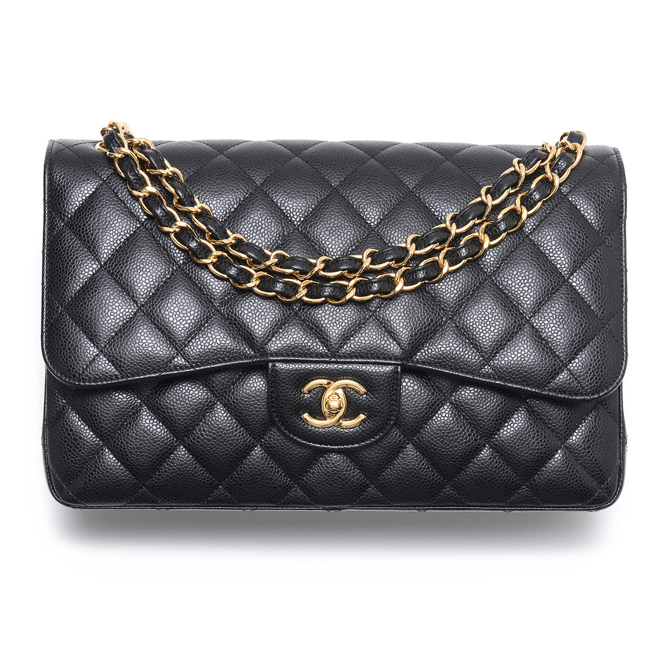 CHANEL(USED)샤넬 캐비어 클래식 라지 플랩백