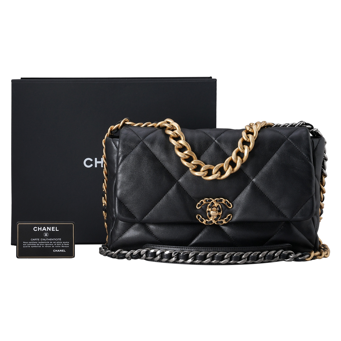 CHANEL(USED)샤넬 AS1161 19백 라지