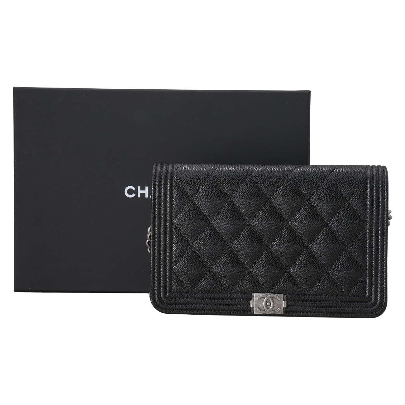 CHANEL(USED)샤넬 AP1117 캐비어 보이샤넬 WOC