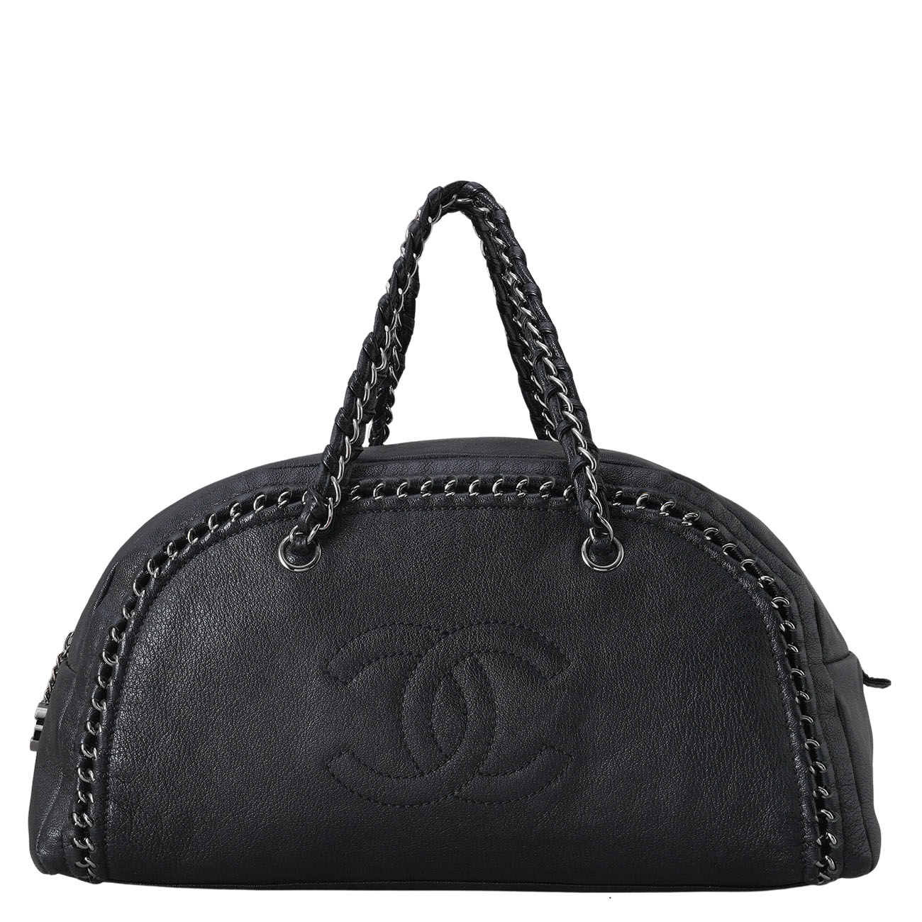 CHANEL(USED)샤넬 시즌 체인 볼링 숄더백