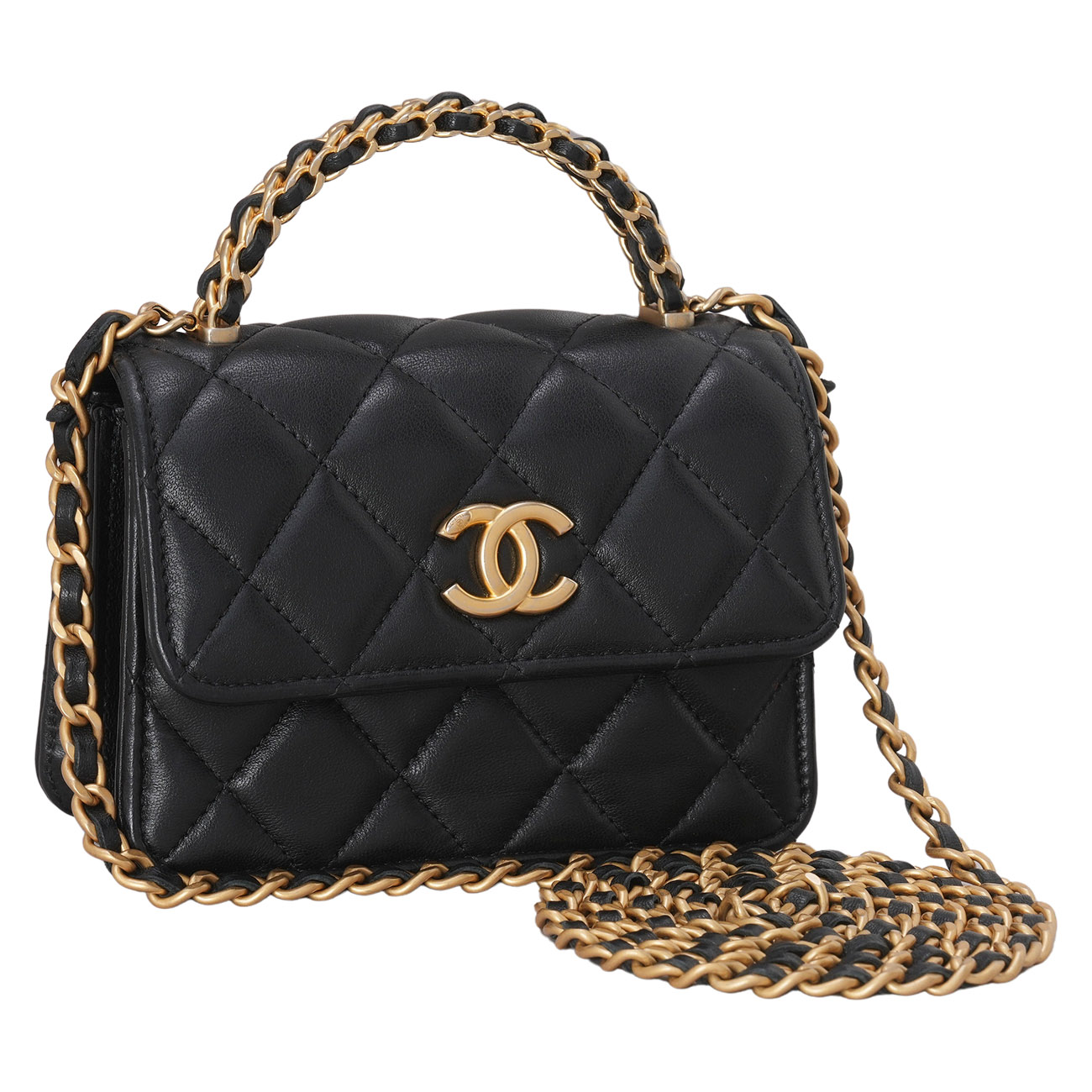 CHANEL(USED)샤넬 AP3010 체인 탑핸들 미니 크로스백