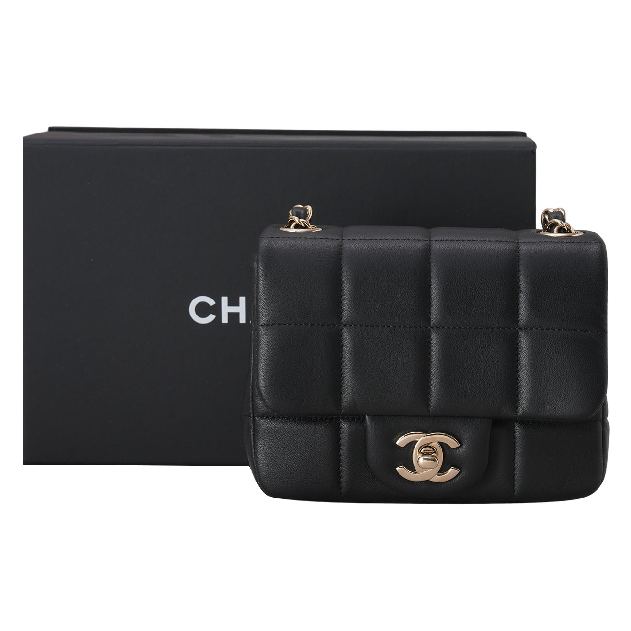 CHANEL(USED)샤넬 AS3744 시즌 큐브 미니 체인백