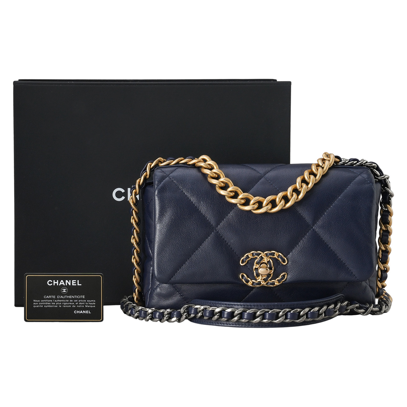 CHANEL(USED)샤넬 19백 미듐