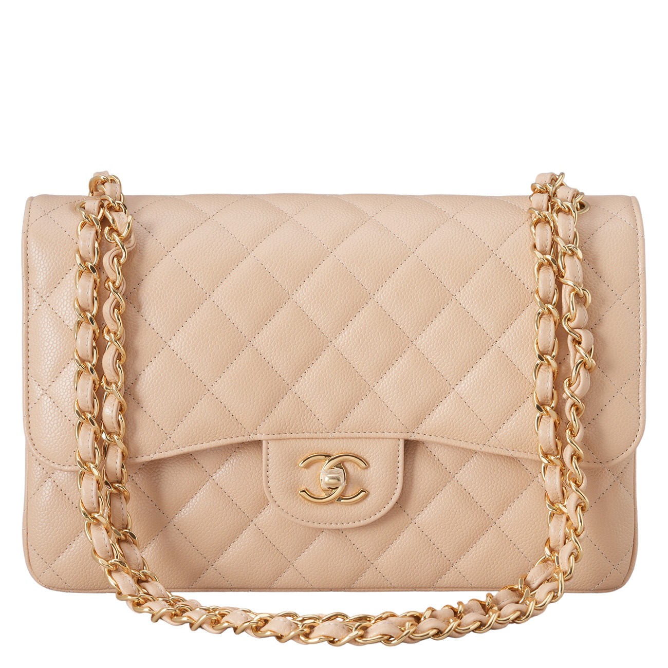 CHANEL(USED)샤넬 캐비어 클래식 라지 플랩백