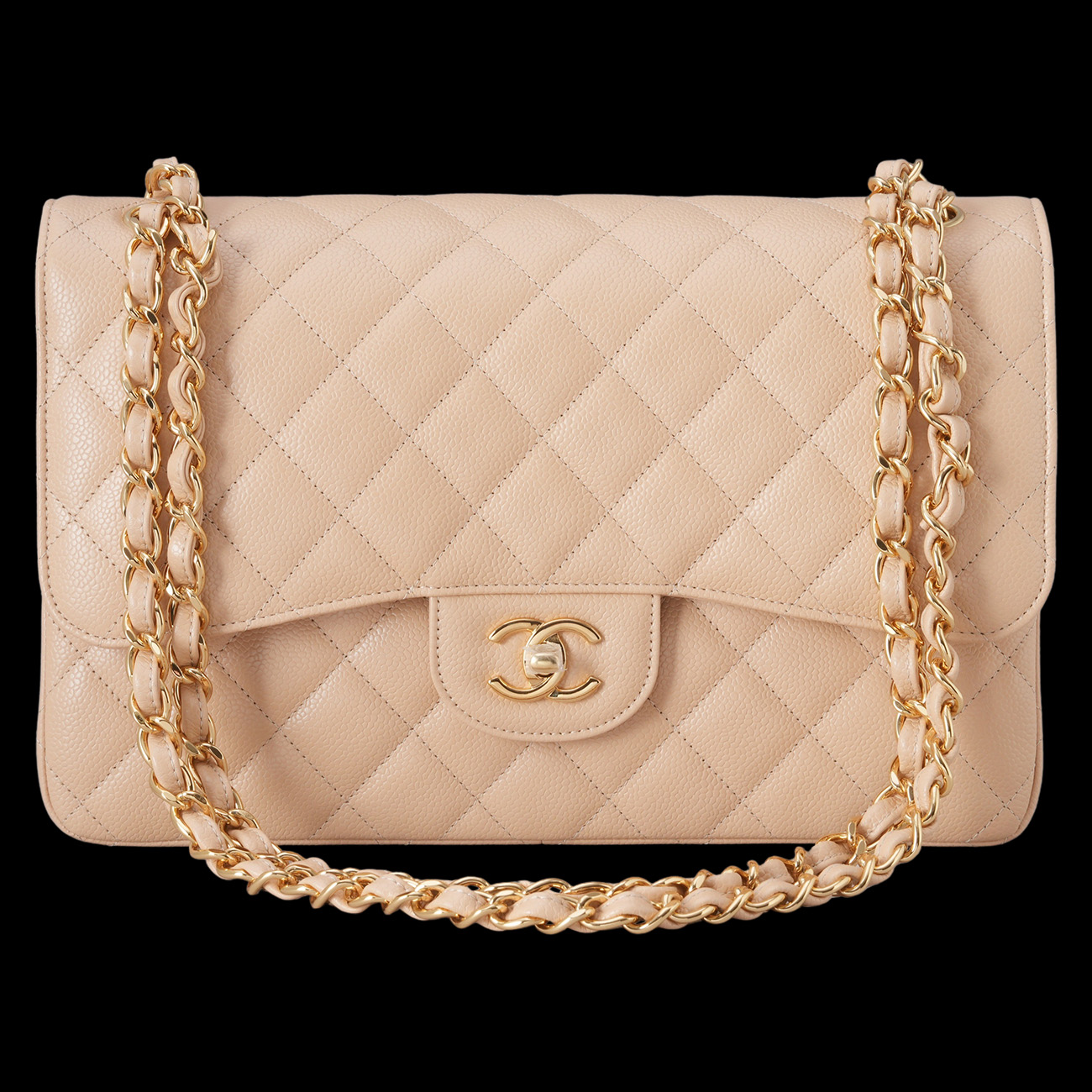 CHANEL(USED)샤넬 캐비어 클래식 라지 플랩백