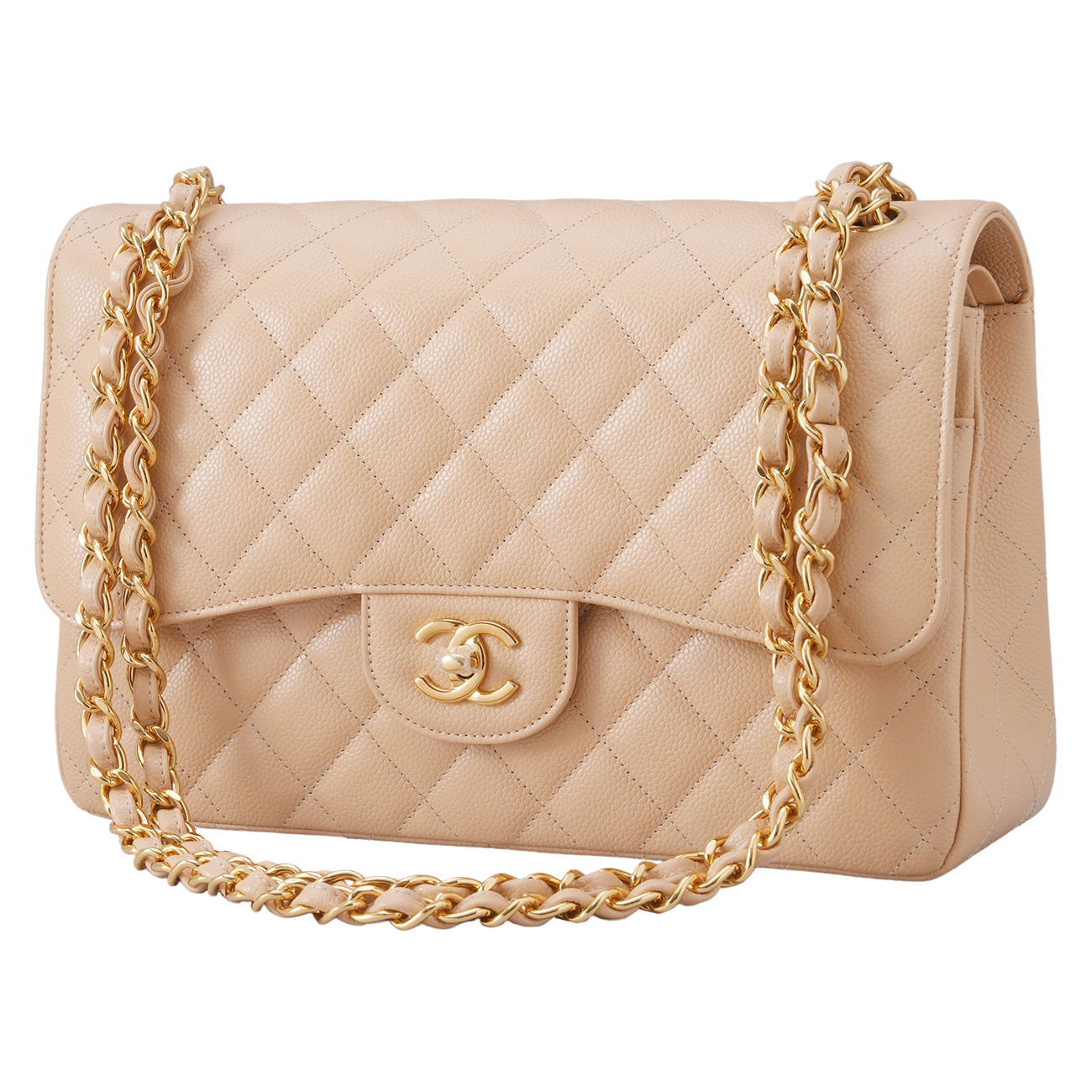 CHANEL(USED)샤넬 캐비어 클래식 라지 플랩백
