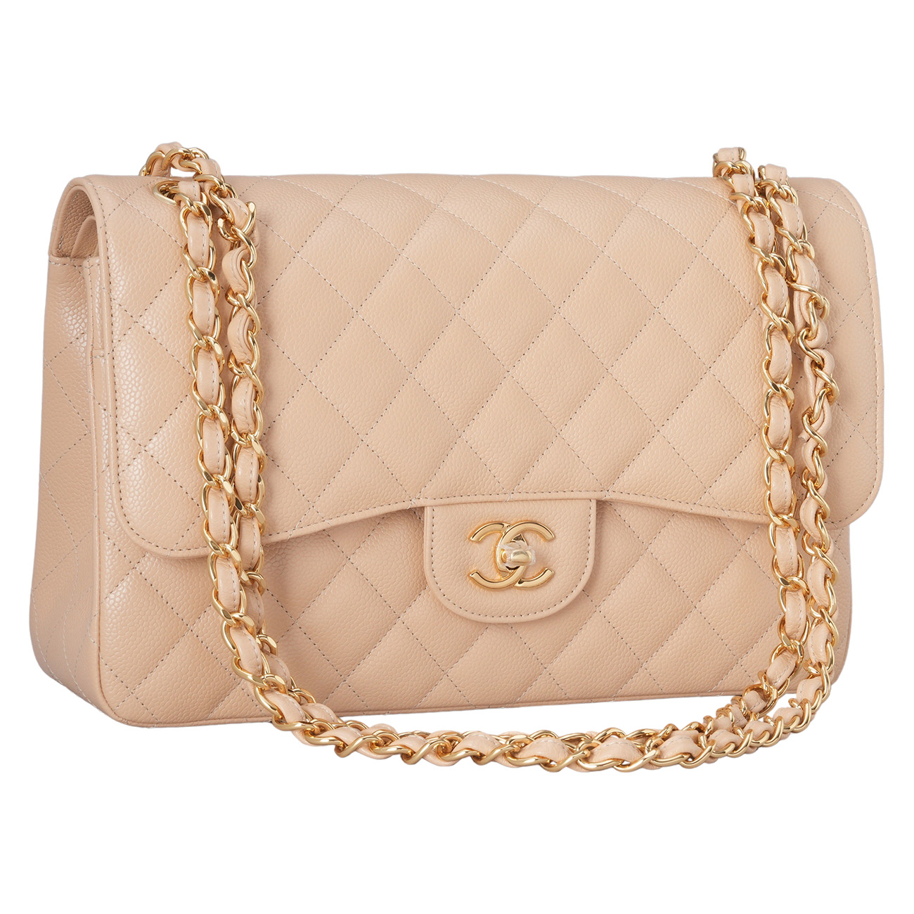 CHANEL(USED)샤넬 캐비어 클래식 라지 플랩백