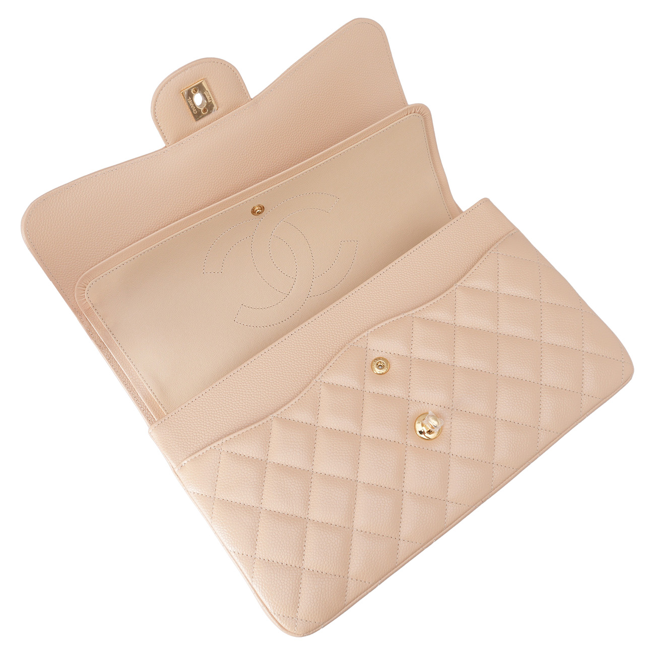CHANEL(USED)샤넬 캐비어 클래식 라지 플랩백