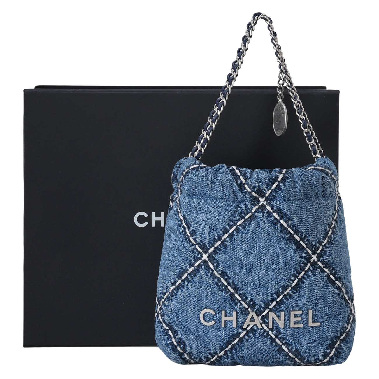 CHANEL(USED)샤넬 시즌 22백 미니 데님