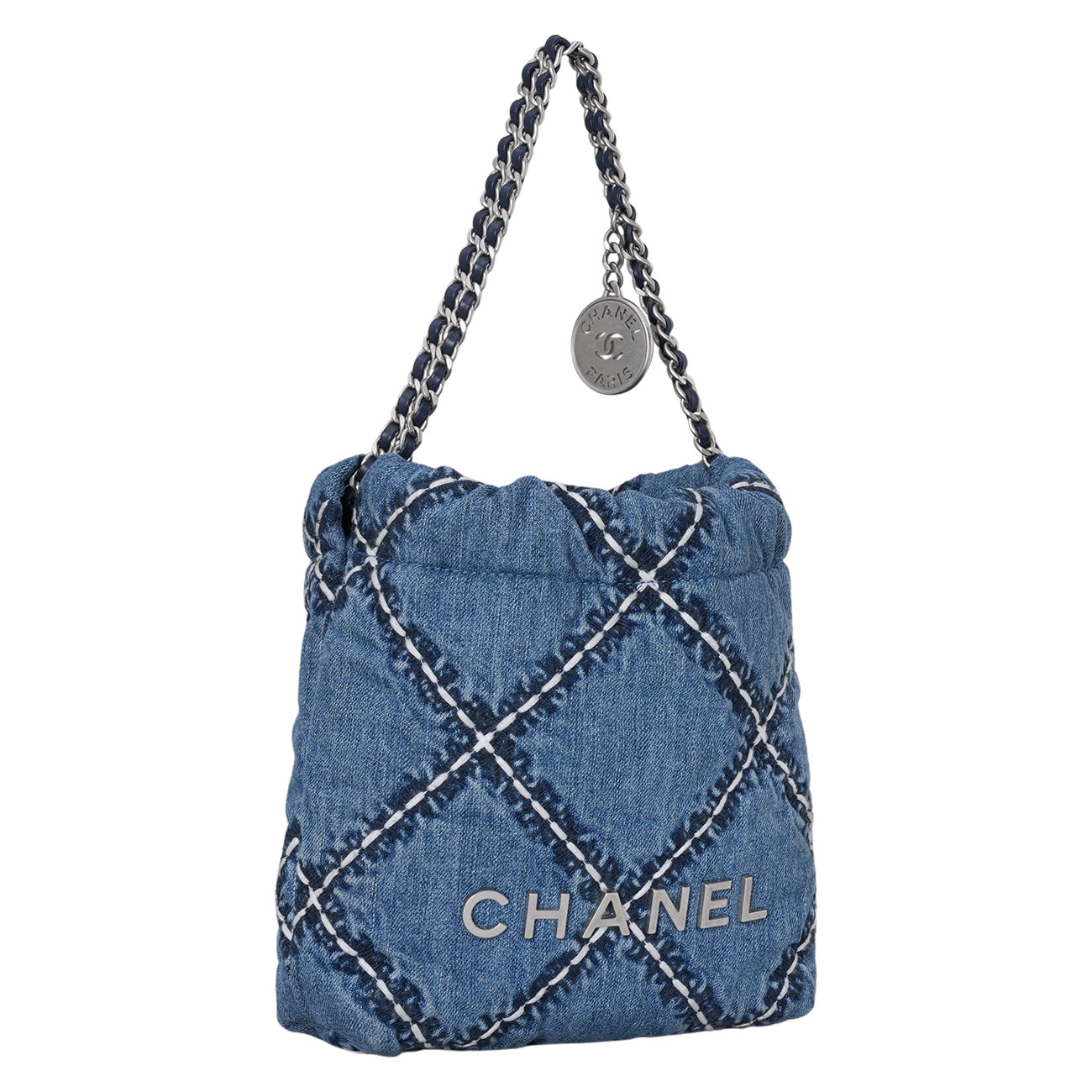 CHANEL(USED)샤넬 시즌 22백 미니 데님