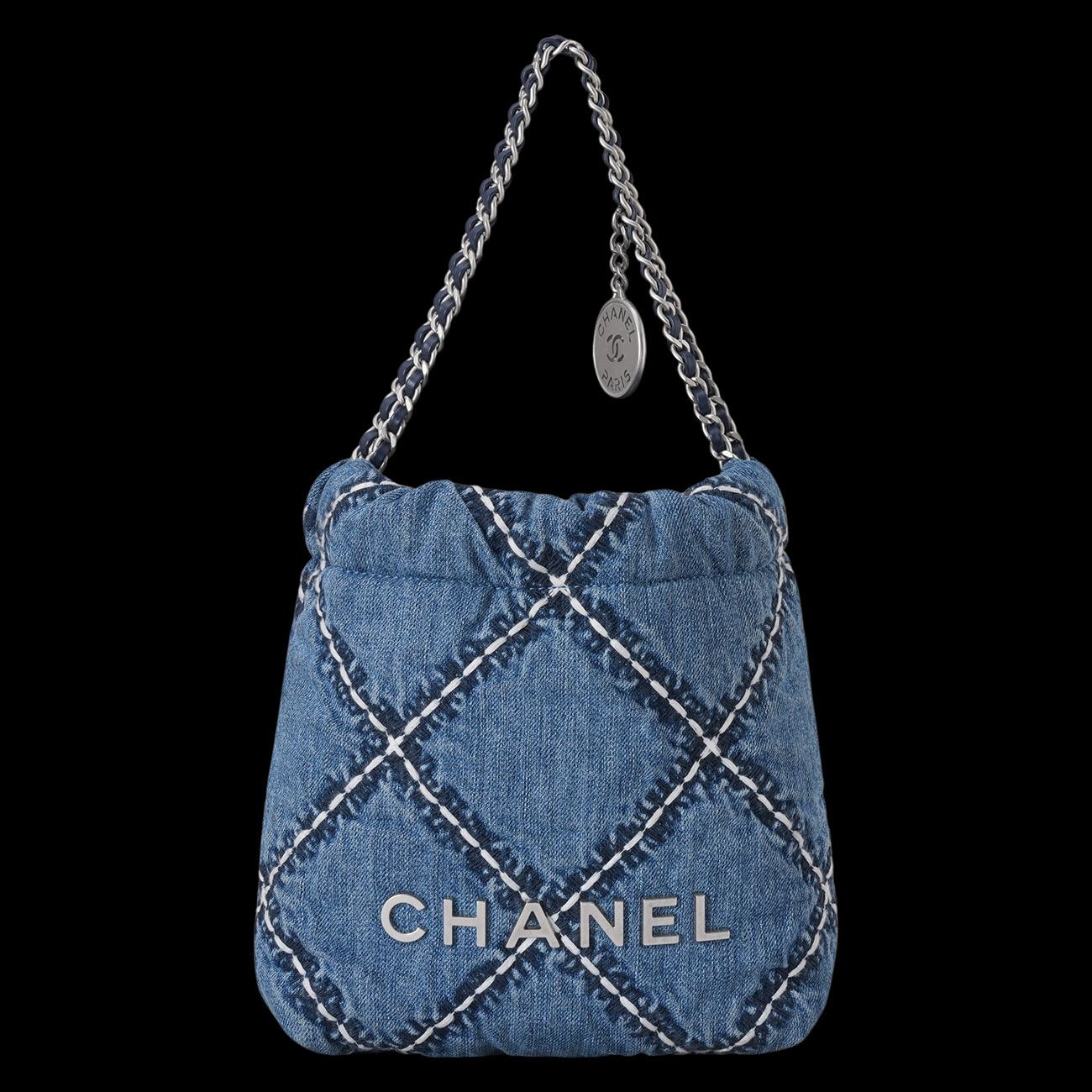 CHANEL(USED)샤넬 시즌 22백 미니 데님