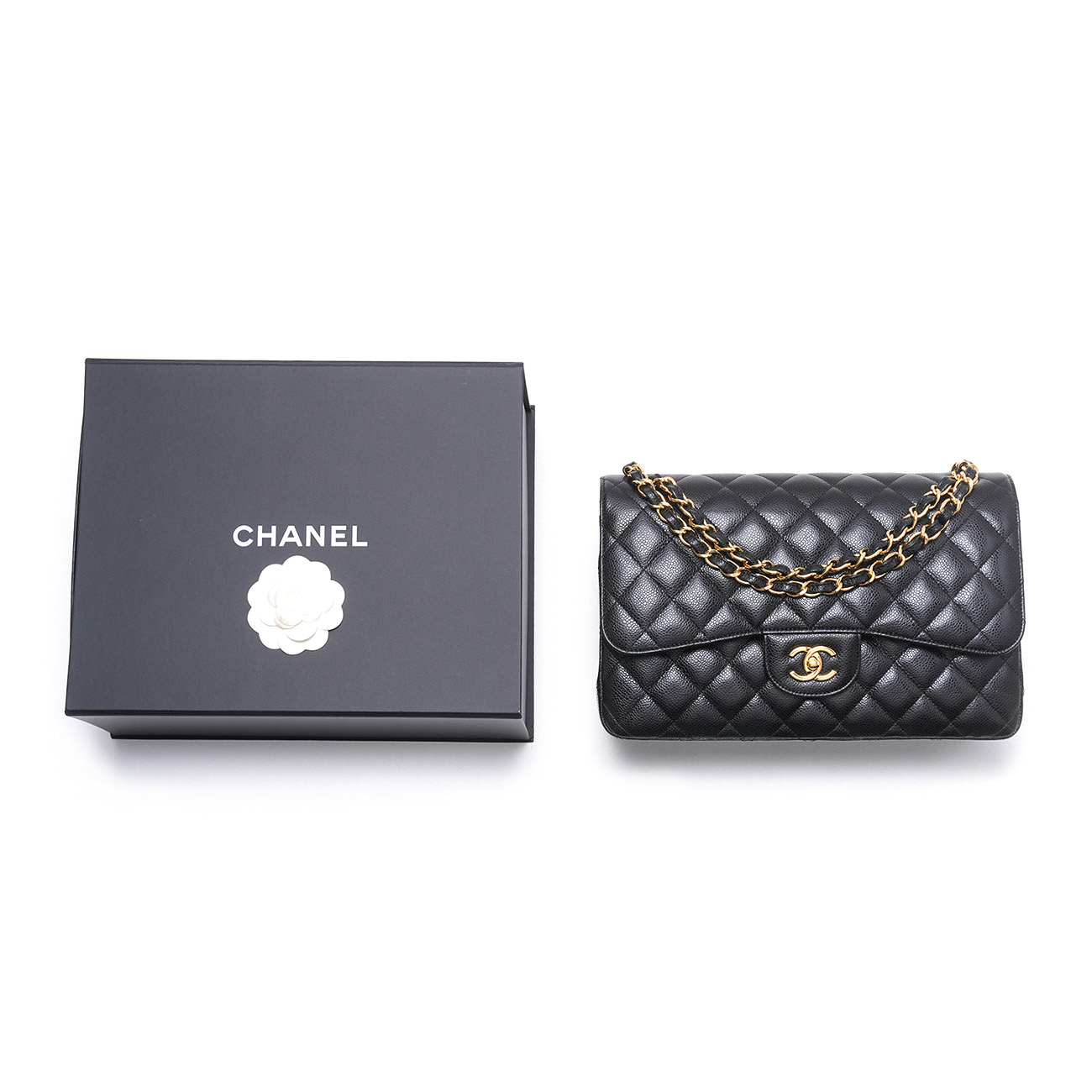 CHANEL(USED)샤넬 캐비어 클래식 라지 플랩백