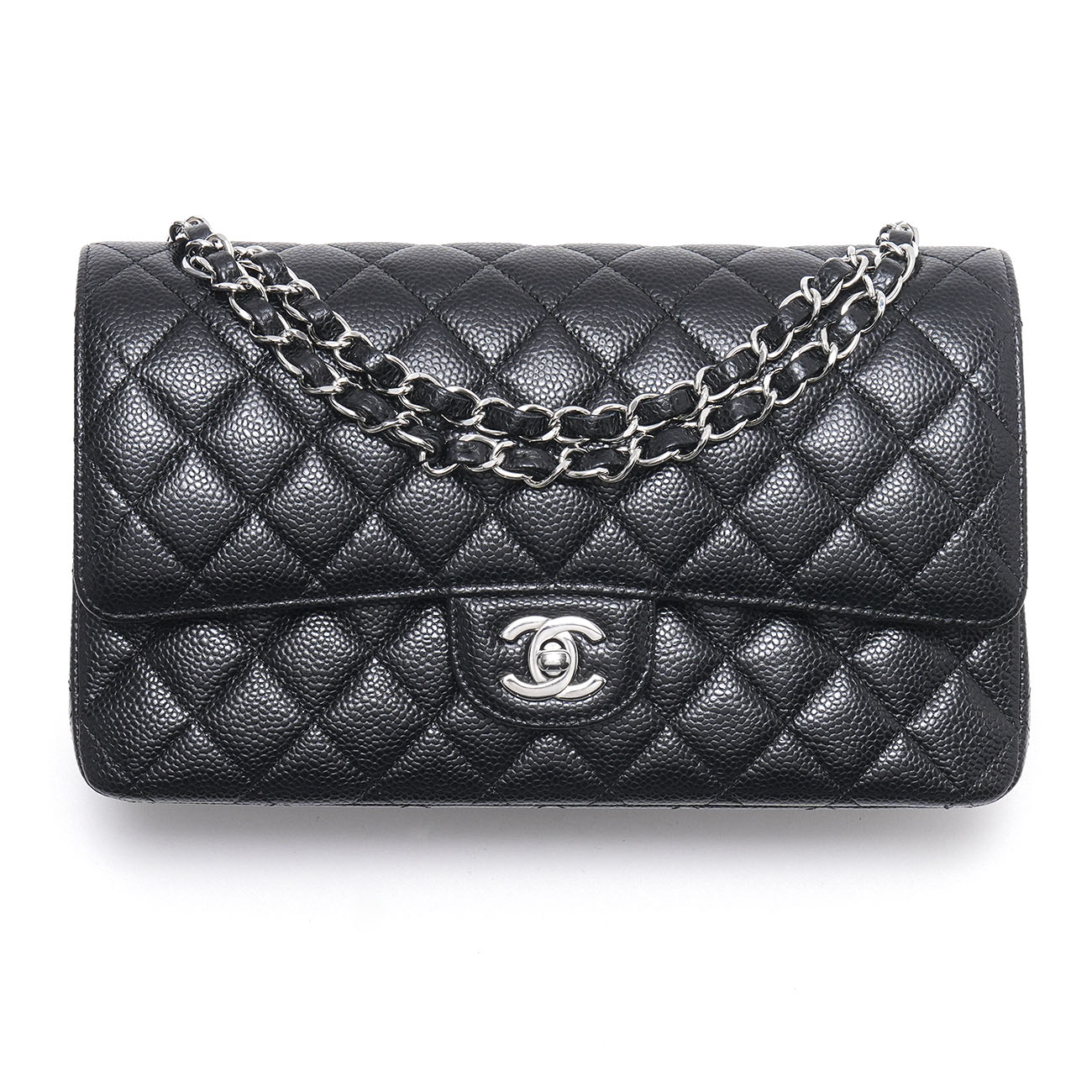 CHANEL(USED)샤넬 캐비어 클래식 미듐 플랩백