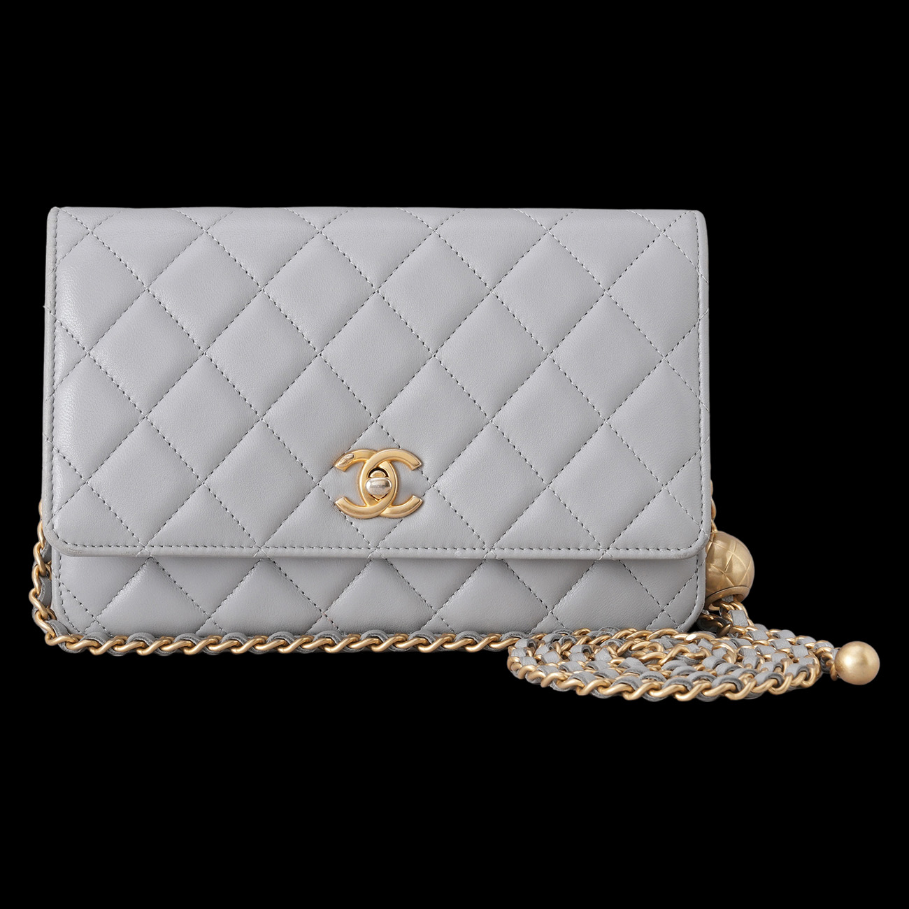 CHANEL(USED)샤넬 AP1450 턴 락 WOC 골든볼