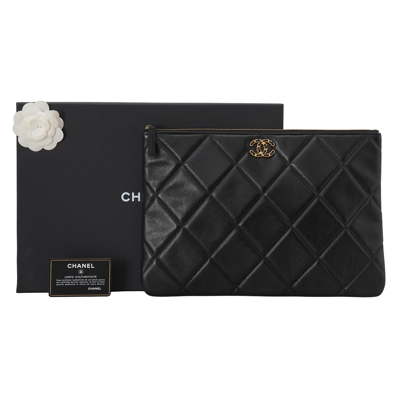 CHANEL(USED)샤넬 19 클러치 라지