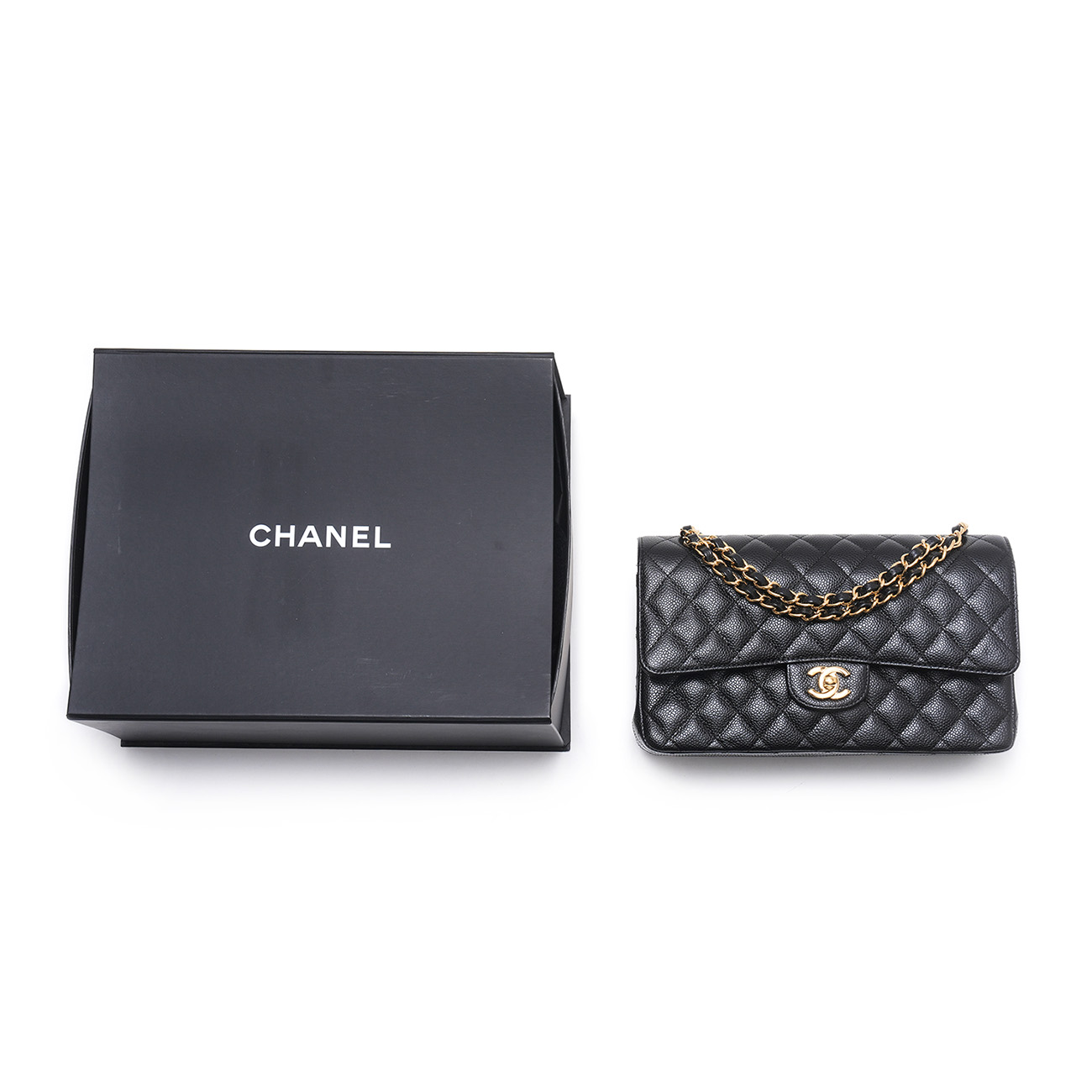 CHANEL(USED)샤넬 캐비어 클래식 미듐 플랩백