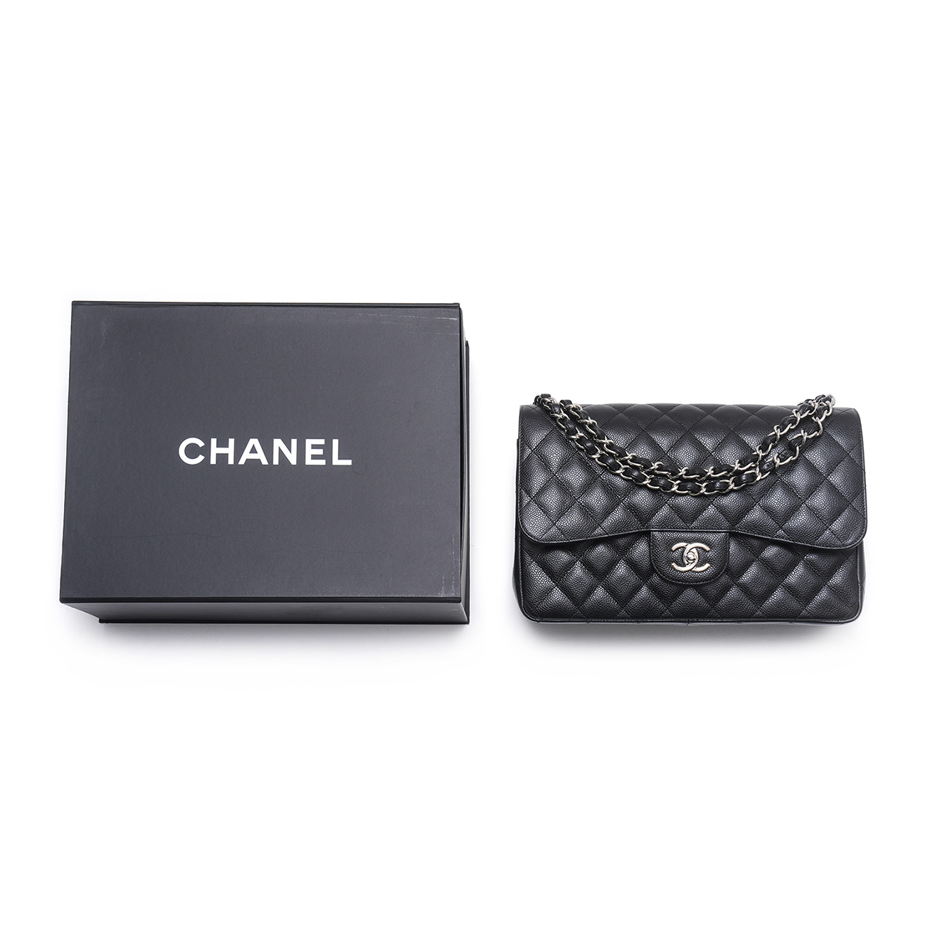 CHANEL(USED)샤넬 캐비어 클래식 라지 플랩백