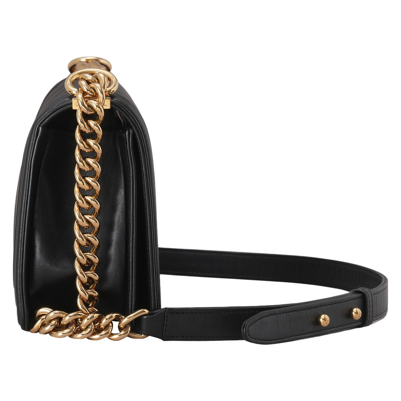 CHANEL(USED)샤넬 쉐브론 보이샤넬 미듐 플랩백