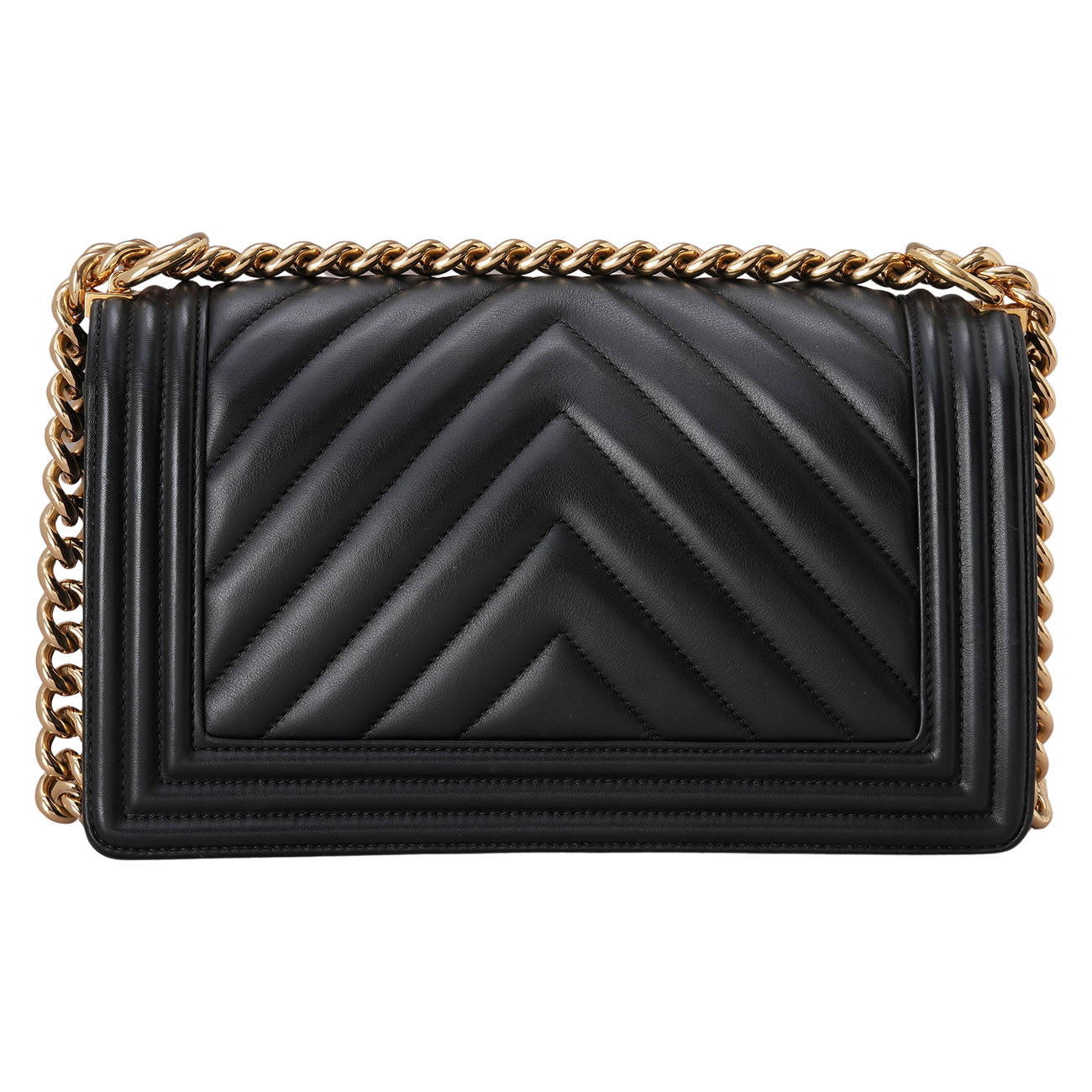 CHANEL(USED)샤넬 쉐브론 보이샤넬 미듐 플랩백