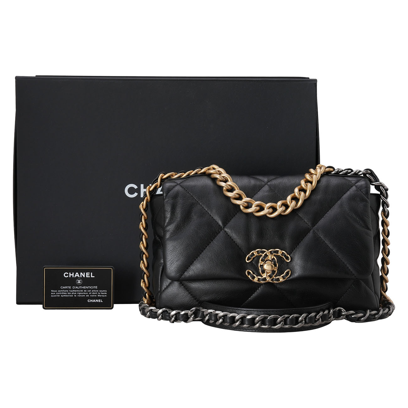 CHANEL(USED)샤넬 19백 미듐