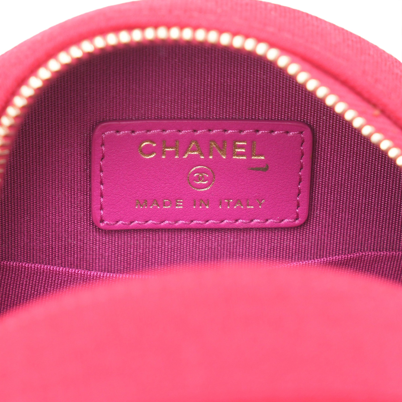 CHANEL(USED)샤넬 패브릭 라운드 크로스백
