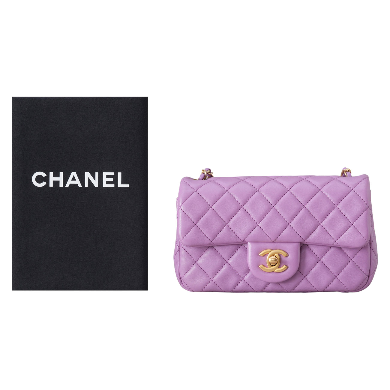 CHANEL(USED)샤넬 클래식 뉴미니 플랩백 골든볼