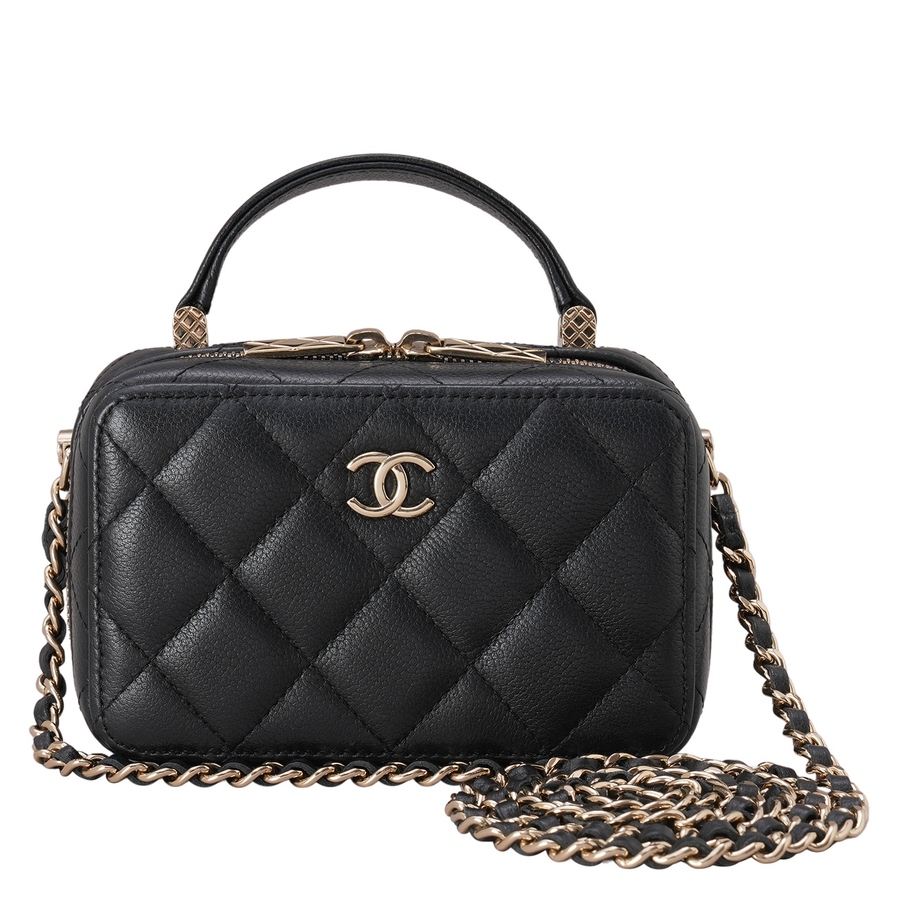 CHANEL(USED)샤넬 베니티 탑핸들 체인백