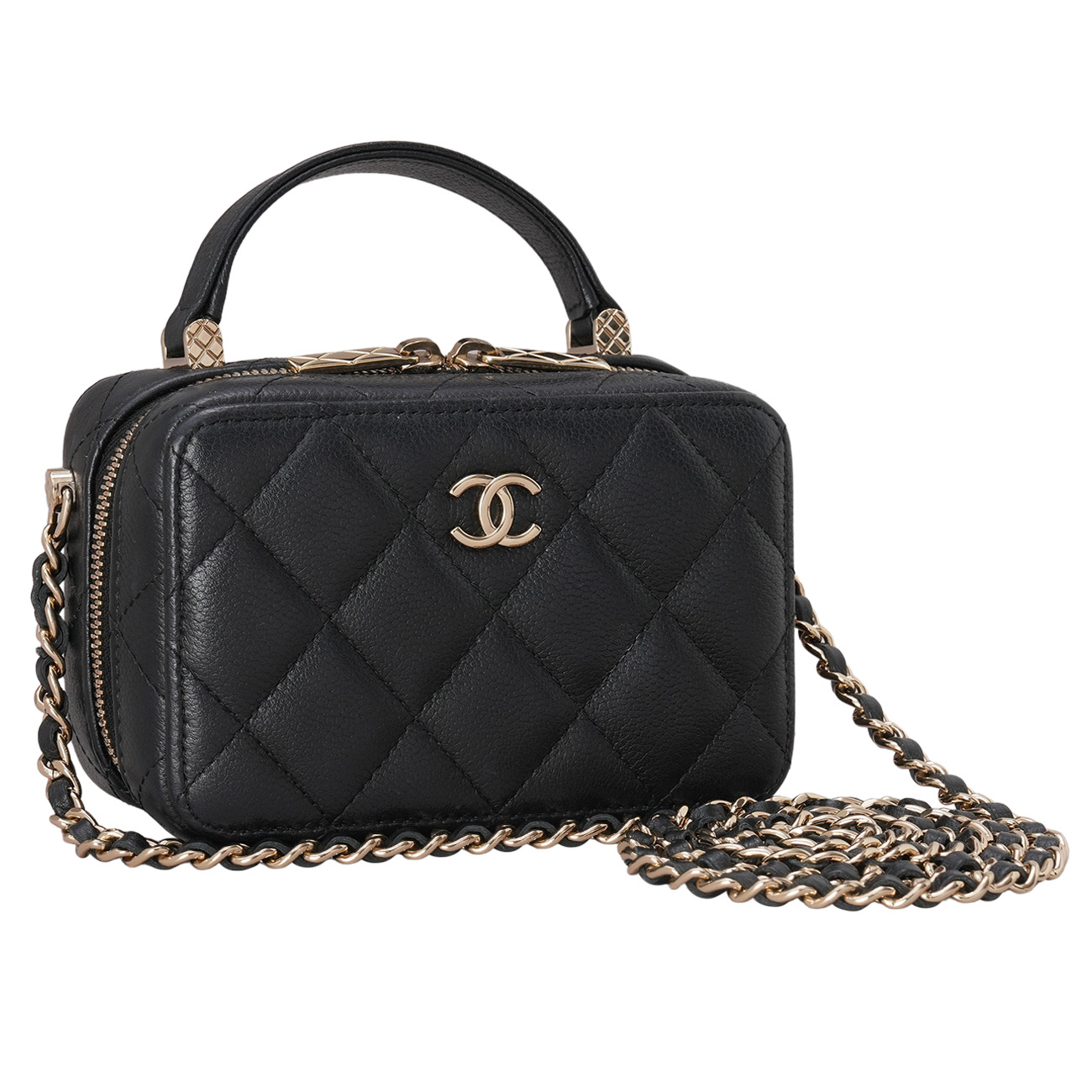 CHANEL(USED)샤넬 베니티 탑핸들 체인백