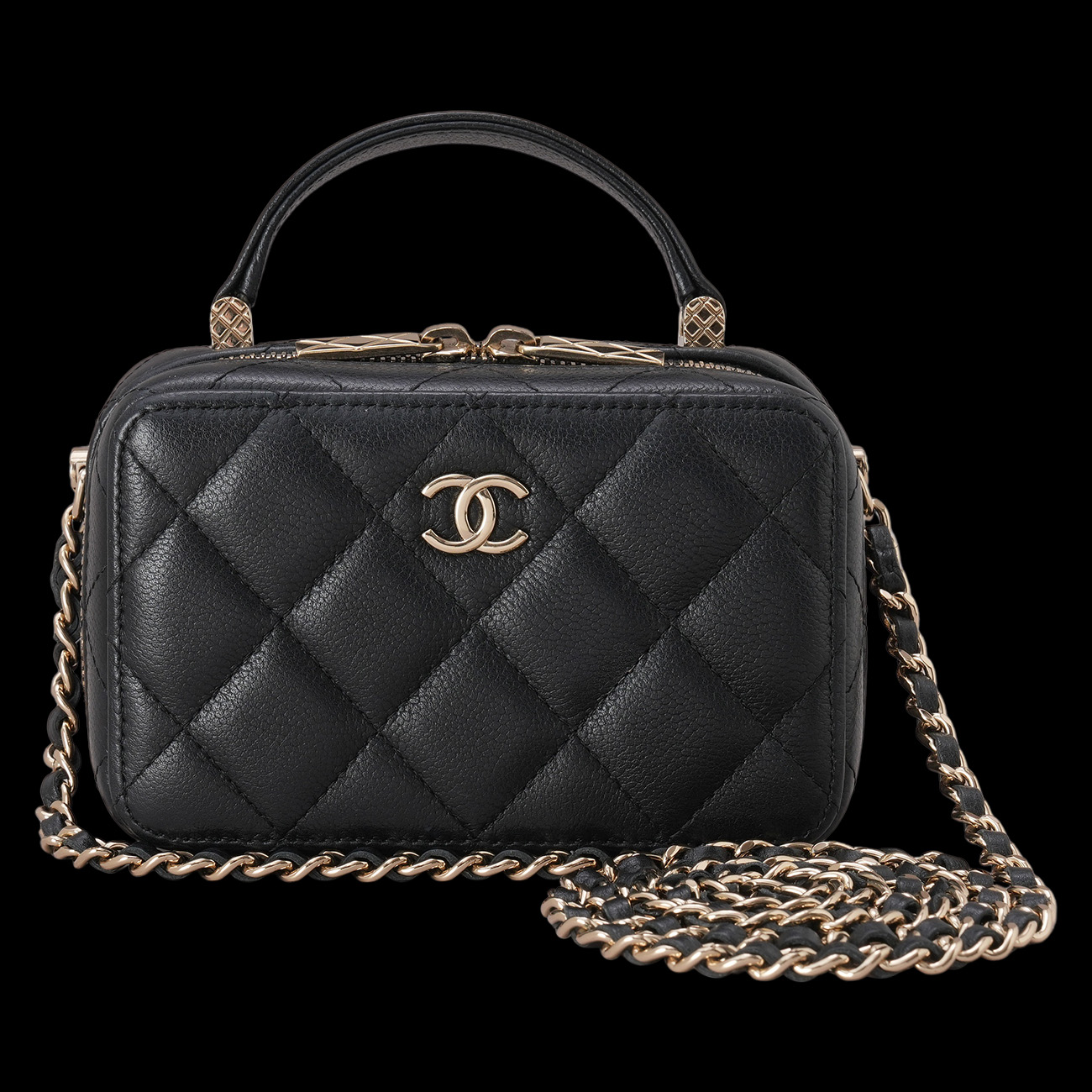 CHANEL(USED)샤넬 베니티 탑핸들 체인백