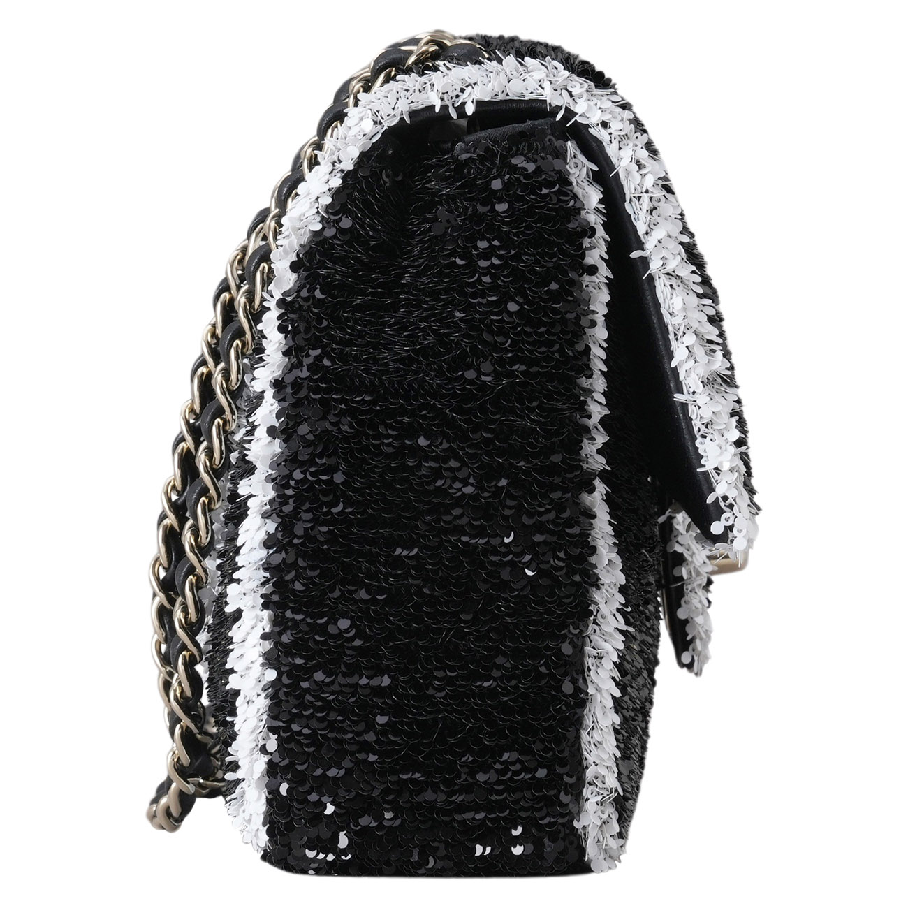 CHANEL(USED)샤넬 AS4561 시즌 스팽글 체인 플랩백